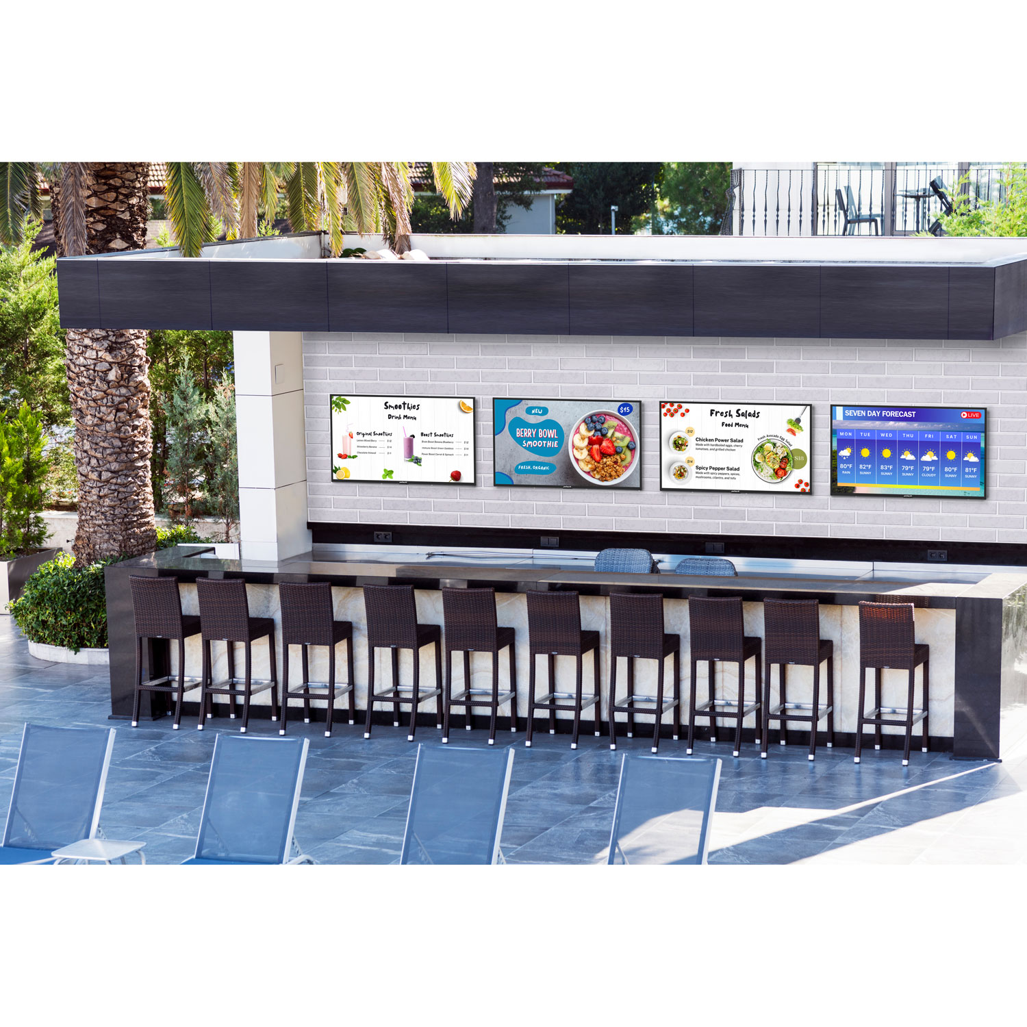 Neptune Full Sun 65" 4K UHD HDR LED webOS Outdoor Smart TV