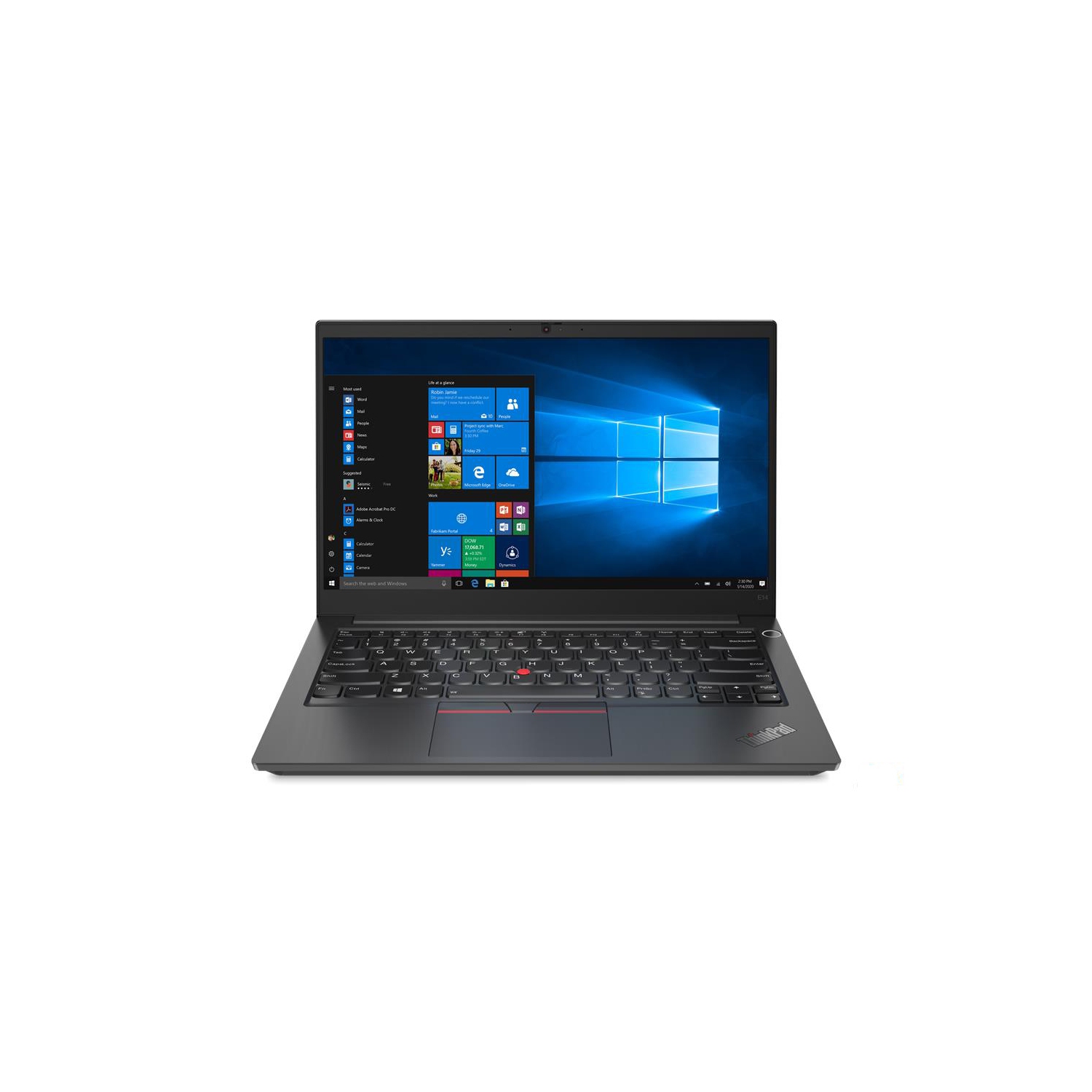 Boîte ouverte - portable professionnel ThinkPad E14 14 po Lenovo - Noir