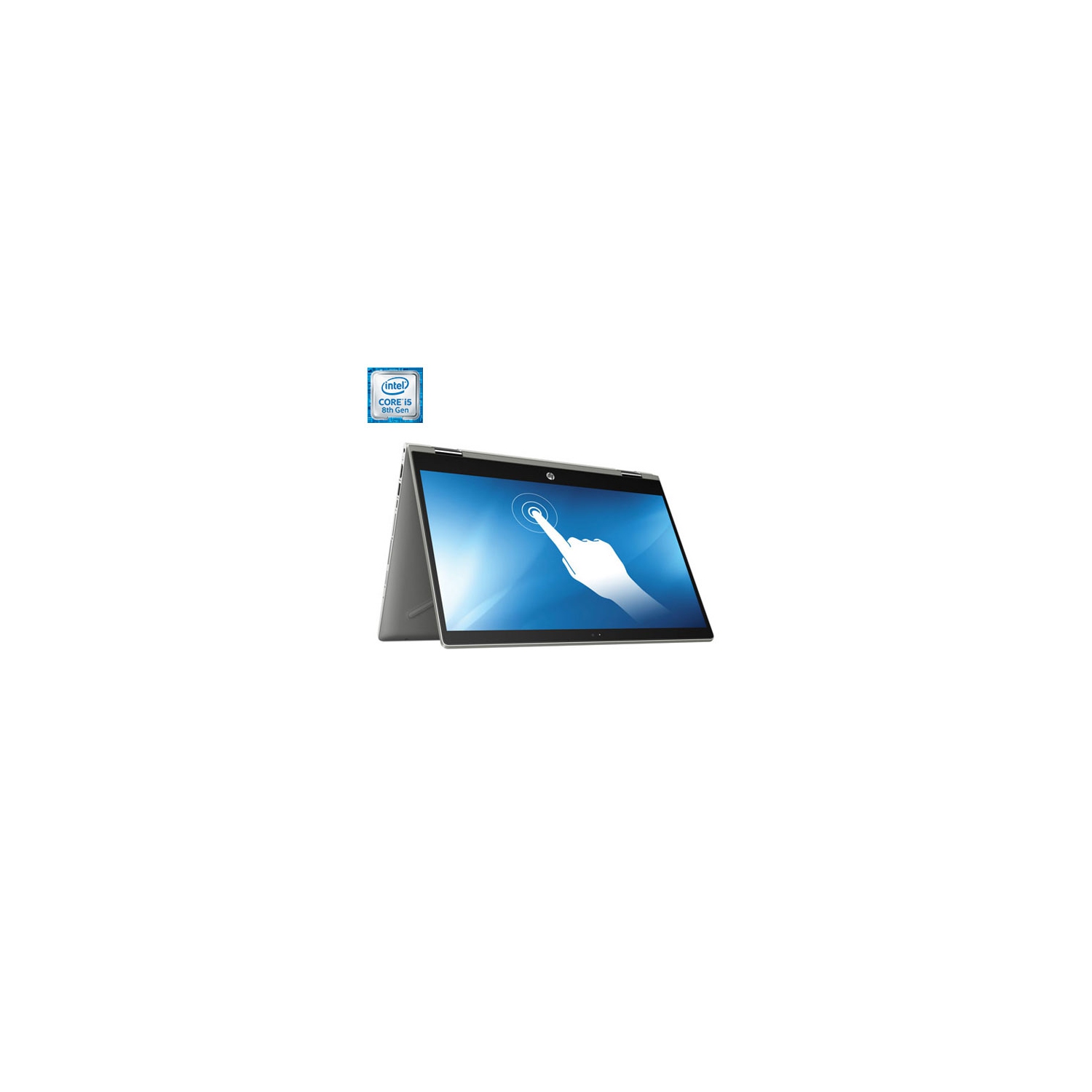Refurbished (Fair) - HP x360 14" Touchscreen 2-in-1 Laptop - Silver (Intel Core i5-8265U/256GB SSD/8GB RAM/Windows 10)
