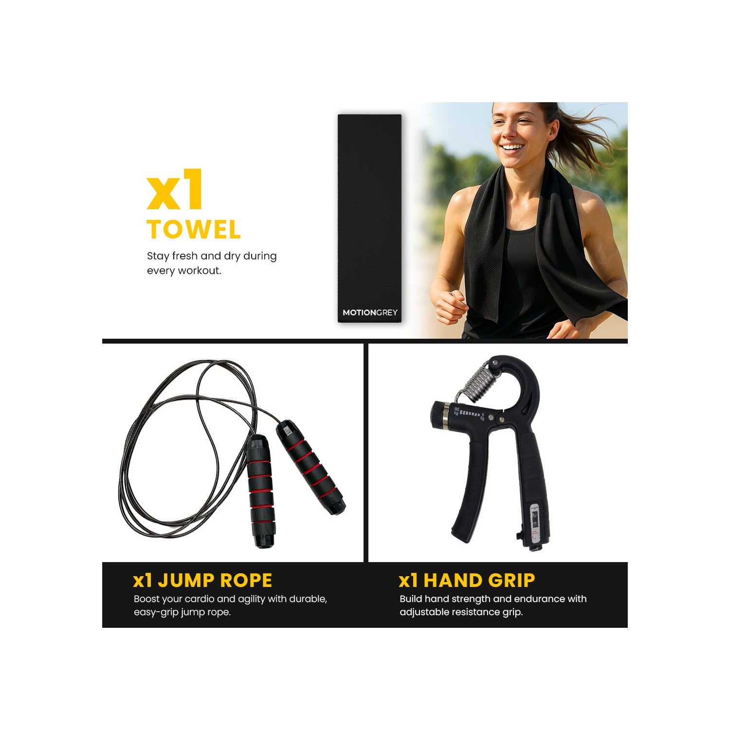 MotionGrey Adjustable Dumbbell 5 to 52.5 LB, Free High Strength Hand Grip Included 15 Adjustable Weight Settings Dumb Bell Barbell, Anti-slip Metal