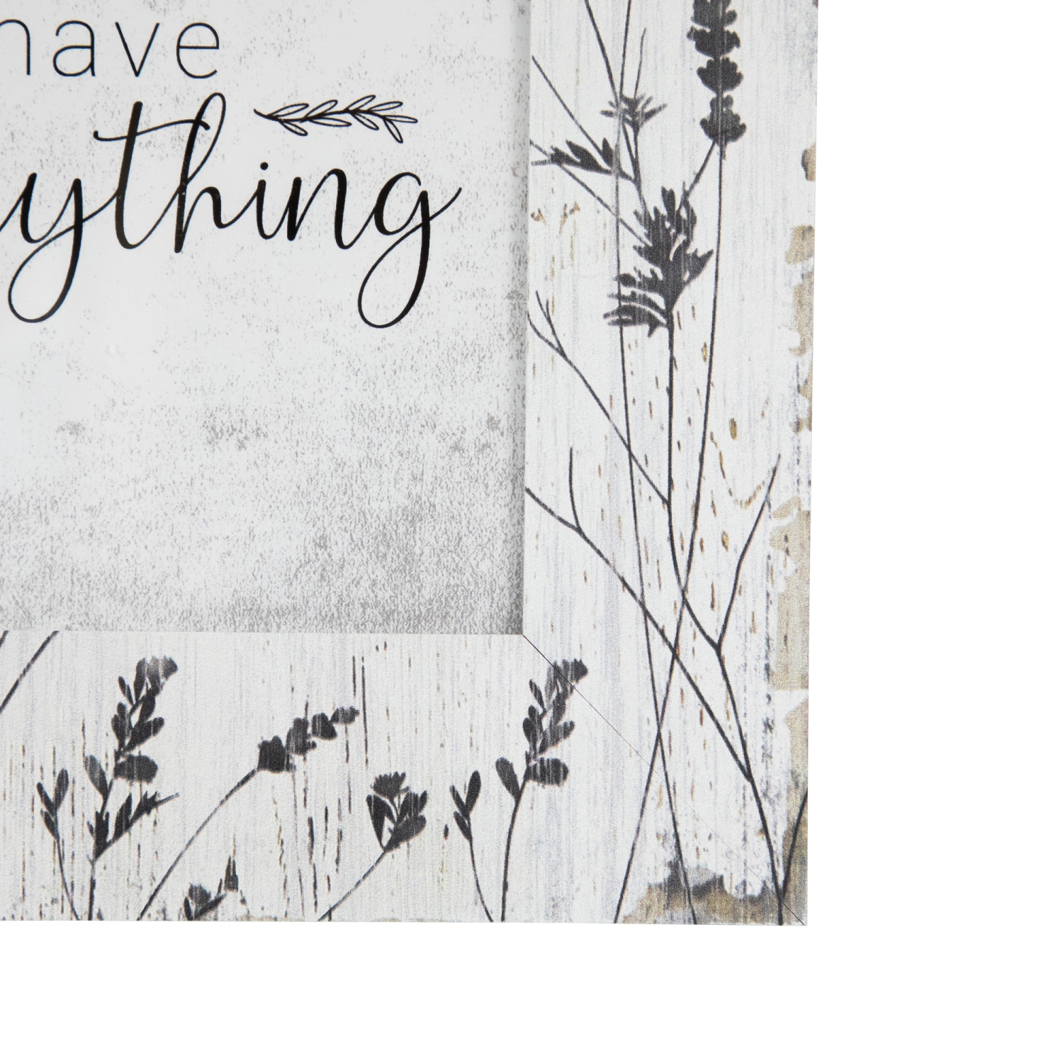 Cadres à photos à motif floral patiné – pour photos de 5 x 7 po – Blanc – Ensemble de 4