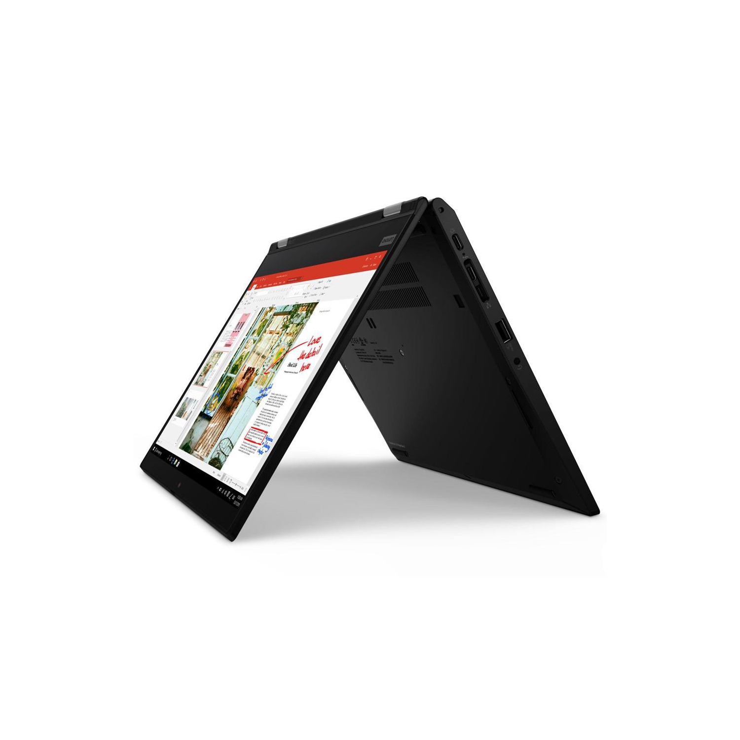 Lenovo ThinkPad L13 Yoga Gen 2 13.3" FHD Touchscreen Ryzen 7 PRO 5850U 16GB RAM 512GB SSD Win 11 Pro Black Refurbished Good