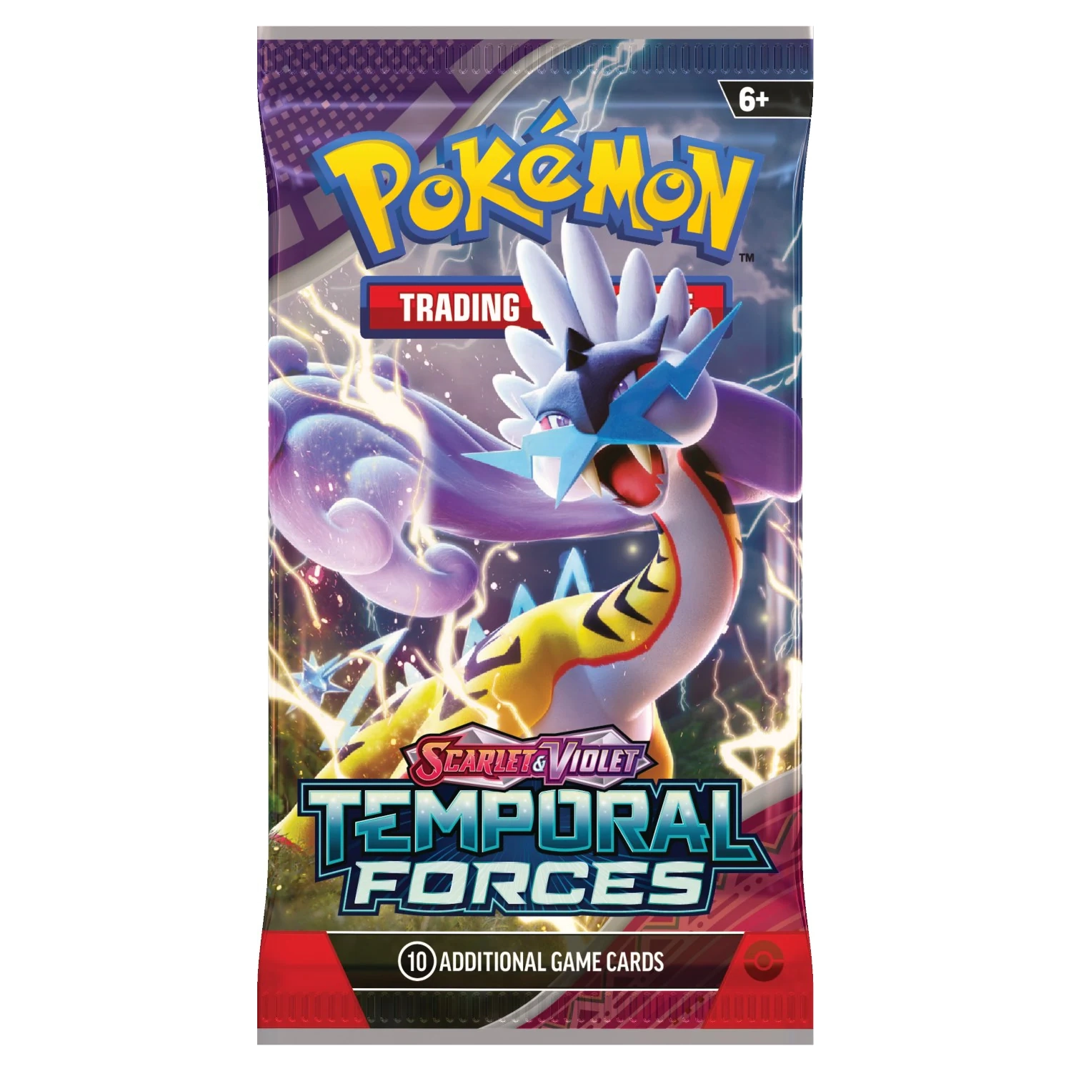 Pokemon USA Pokemon Trading Card Game: Scarlet & Violet (SV5) Temporal Forces Booster Pack 10 Cards