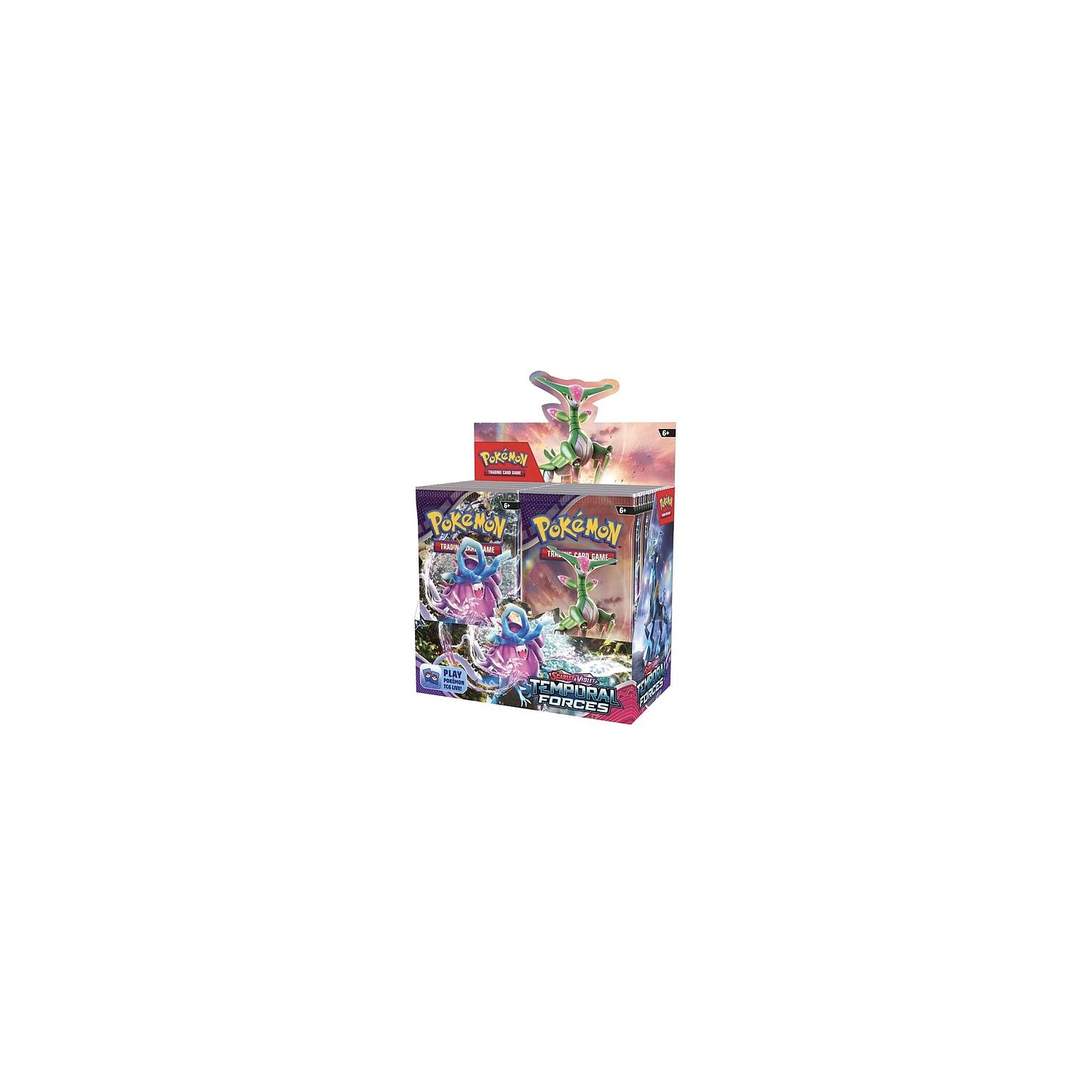 Pokemon USA Pokemon Trading Card Game: Scarlet & Violet (SV5) Temporal Forces Booster Box 36 Packs