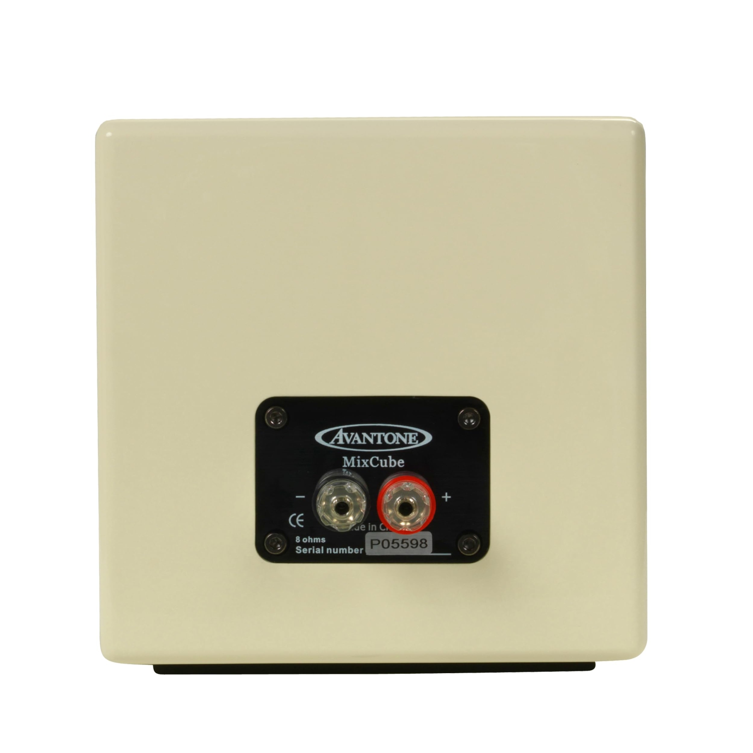 Avantone Pro AV-PM MixCube Passive Black Full-Range Mini Reference Monitor Mono, Retro-Cream