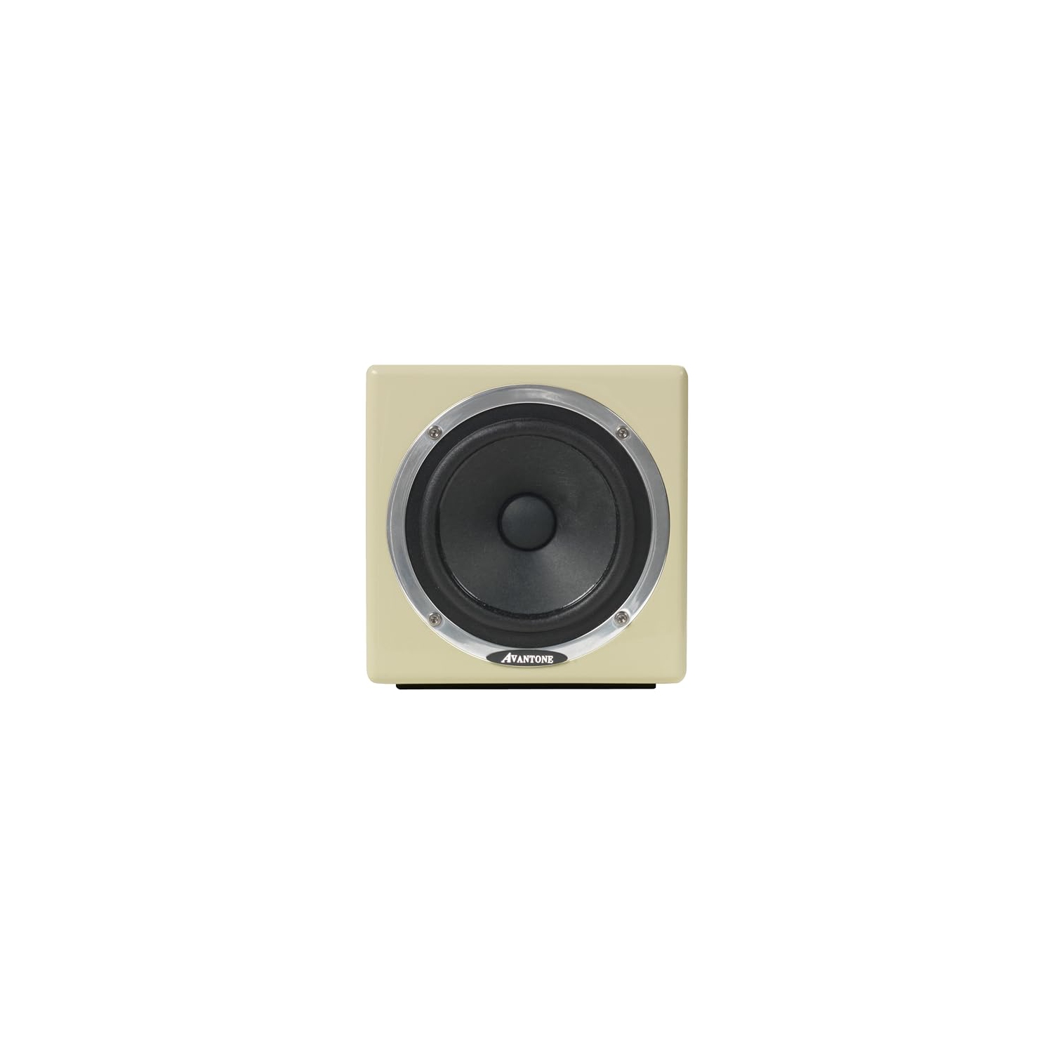 Avantone Pro AV-PM MixCube Passive Black Full-Range Mini Reference Monitor Mono, Retro-Cream