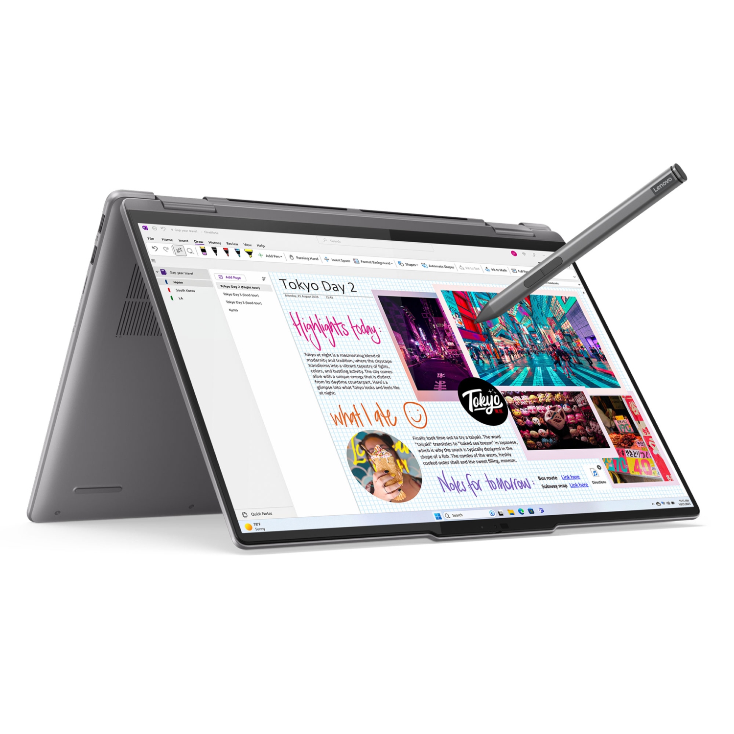 Lenovo Yoga 7 2-in-1 Laptop, 16" IPS Glass, Ryzen 7 8840HS Processor, AMD Radeon 780M, 16GB, 1TB SSD