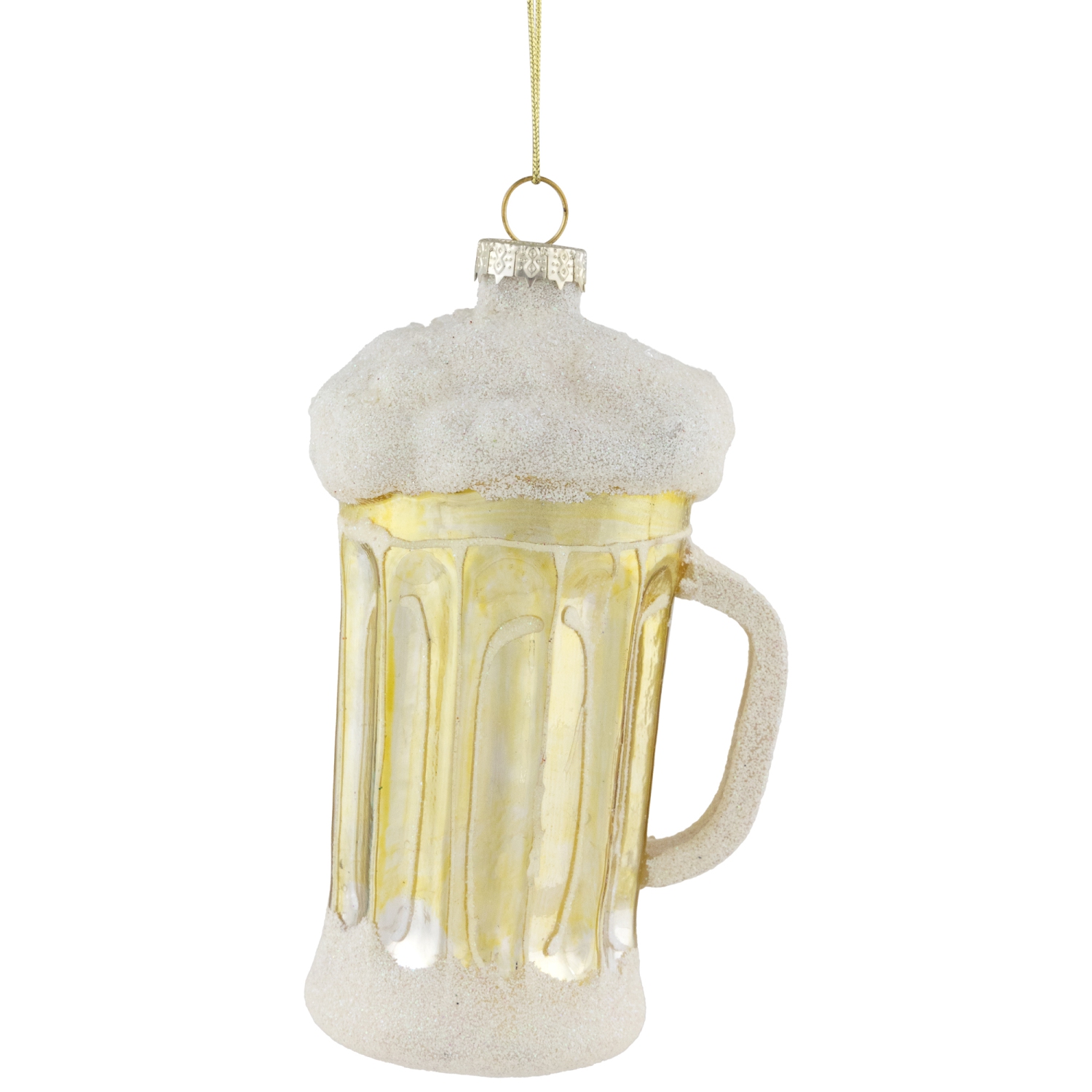 4.5" Frosty Beer Mug Glass Christmas Ornament