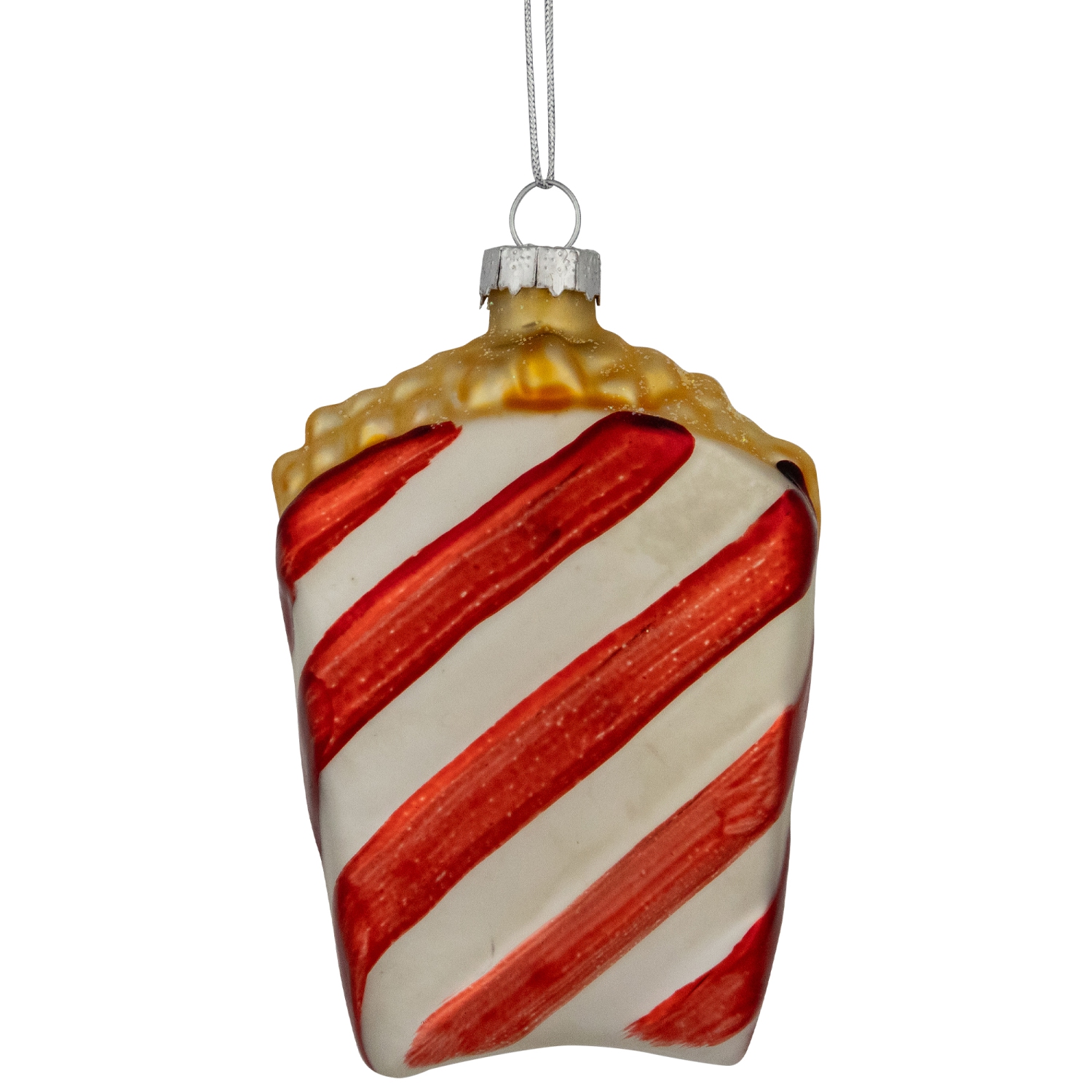 4" Fast Food French Fries Glass Christmas Ornament