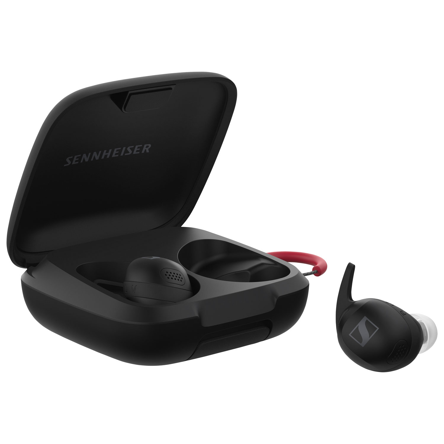 Sennheiser MOMENTUM Sport Noise Cancelling Truly Wireless Headphones - Black