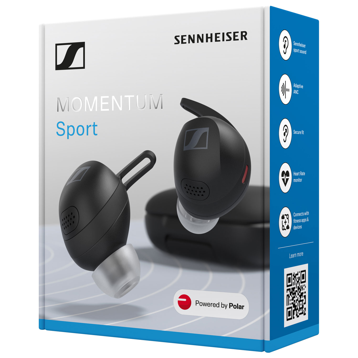 ゼンハイザー　MOMENTUM Sport Sennheiser Momentum Sport Earbuds with Fitness Tracking