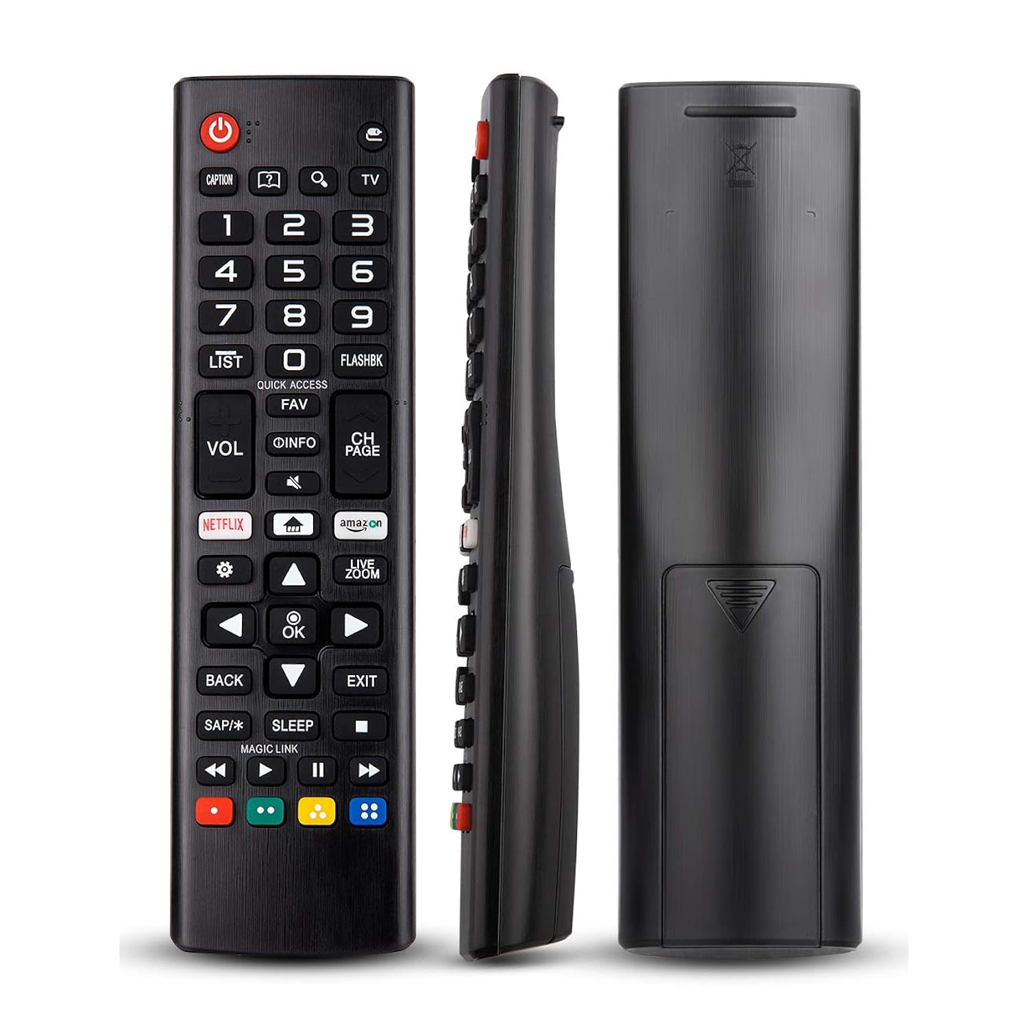Universal Remote Control for LG Smart TVs: Compatible with LCD, LED, OLED, UHD, HDTV, Plasma, Magic, 3D, 4K, WebOS - AKB75095307, AKB75375604, AKB75675304
