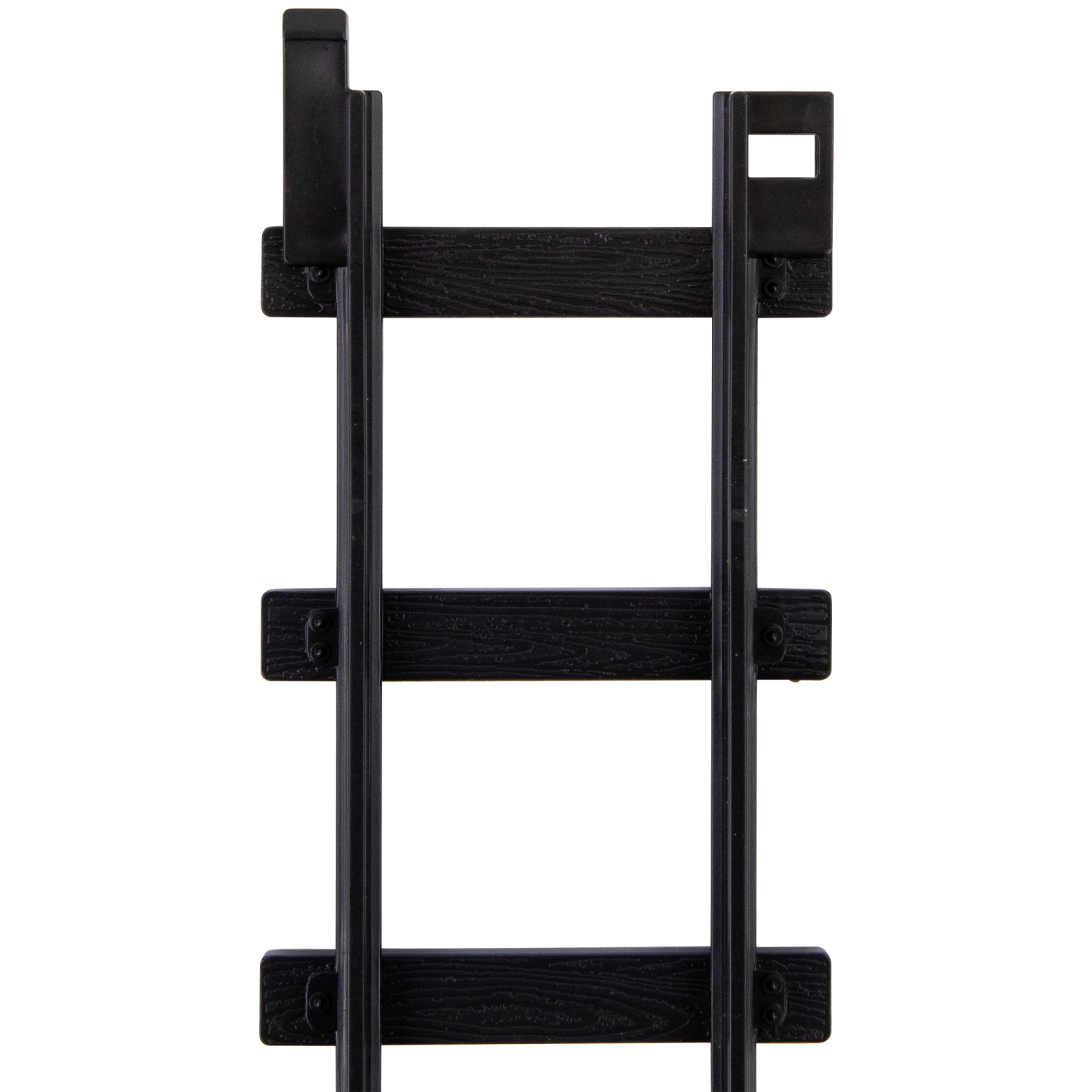 Pack of 12 Black Replacement Train Set Track Pieces - 1.5" x 12"