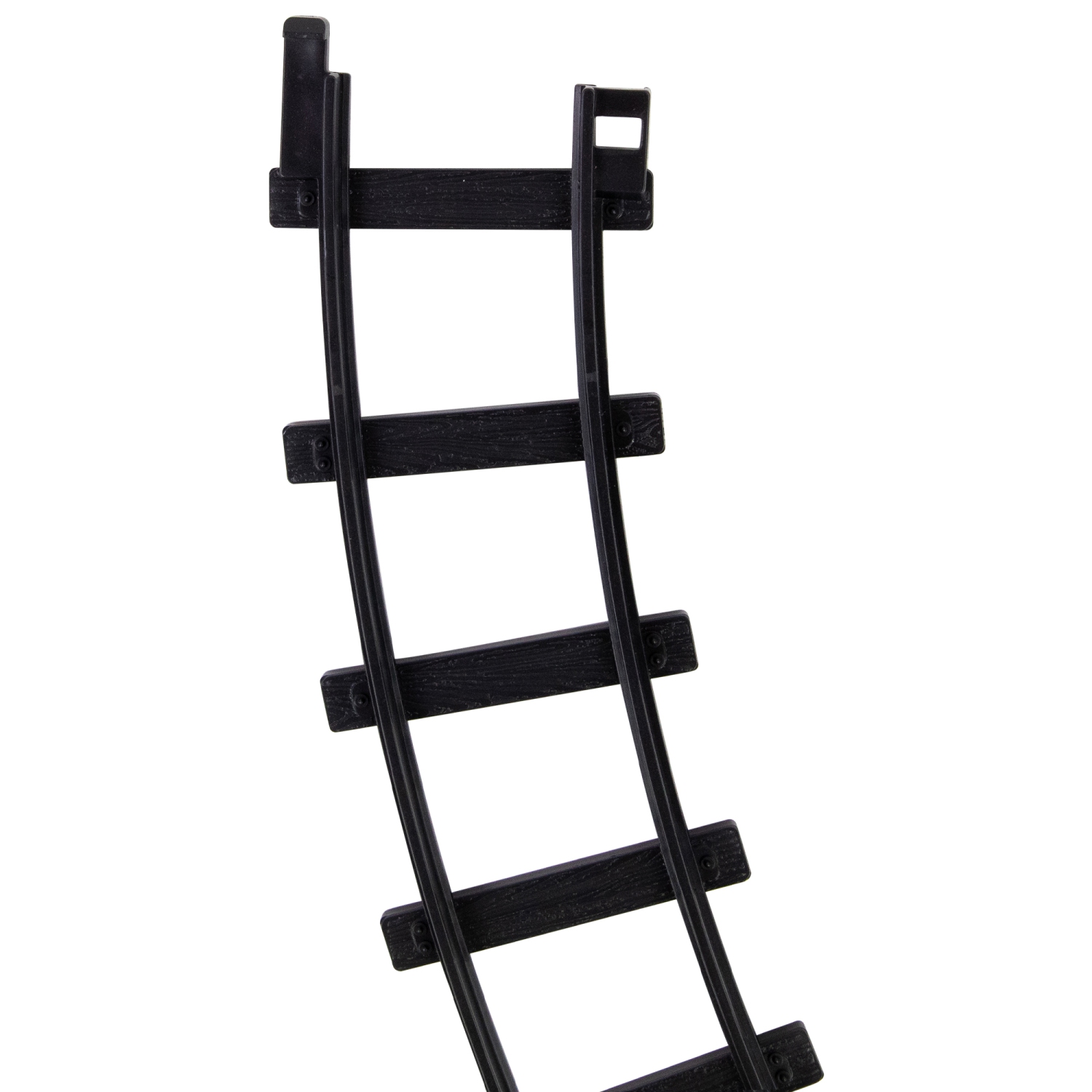 Pack of 12 Black Replacement Train Set Track Pieces - 1.5" x 12"