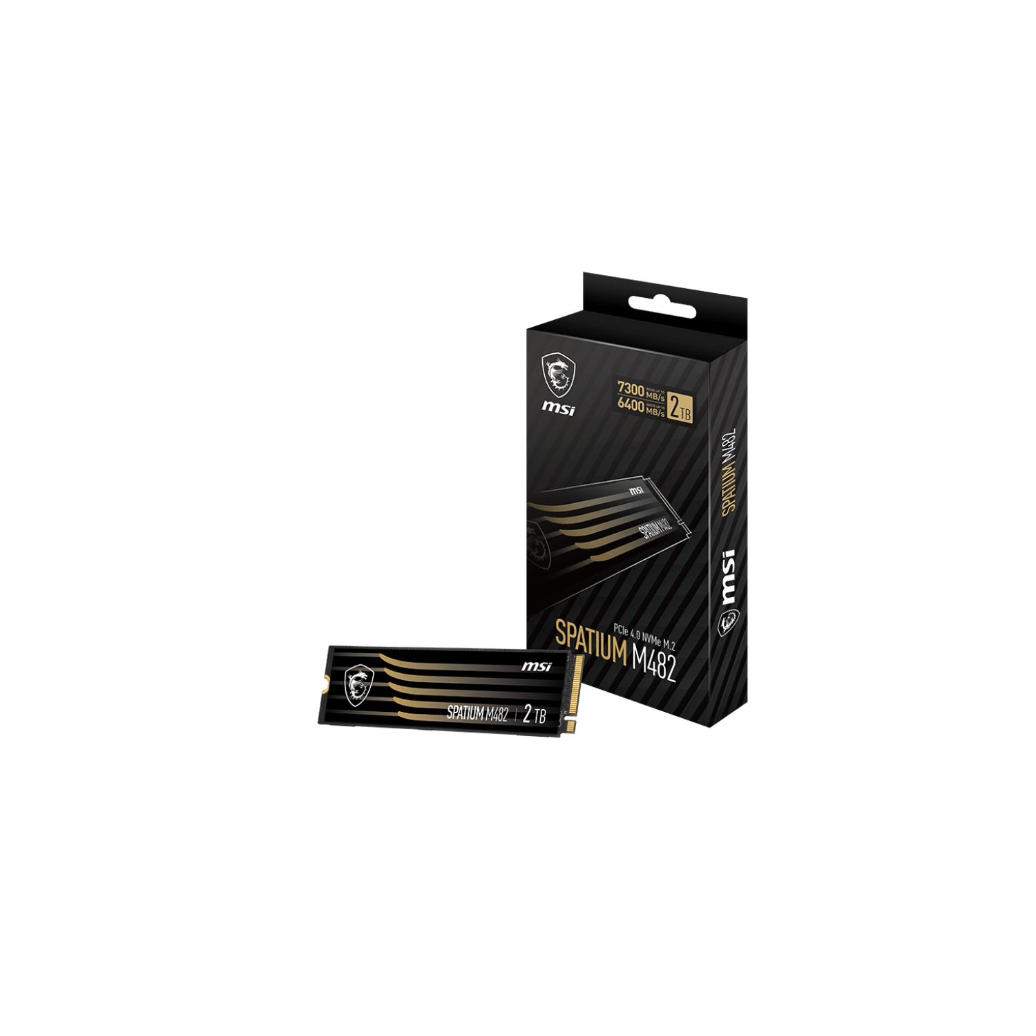 MSI Gaming SPATIUM M482 PCIe 4.0 NVMe M.2 2TB Internal SSD