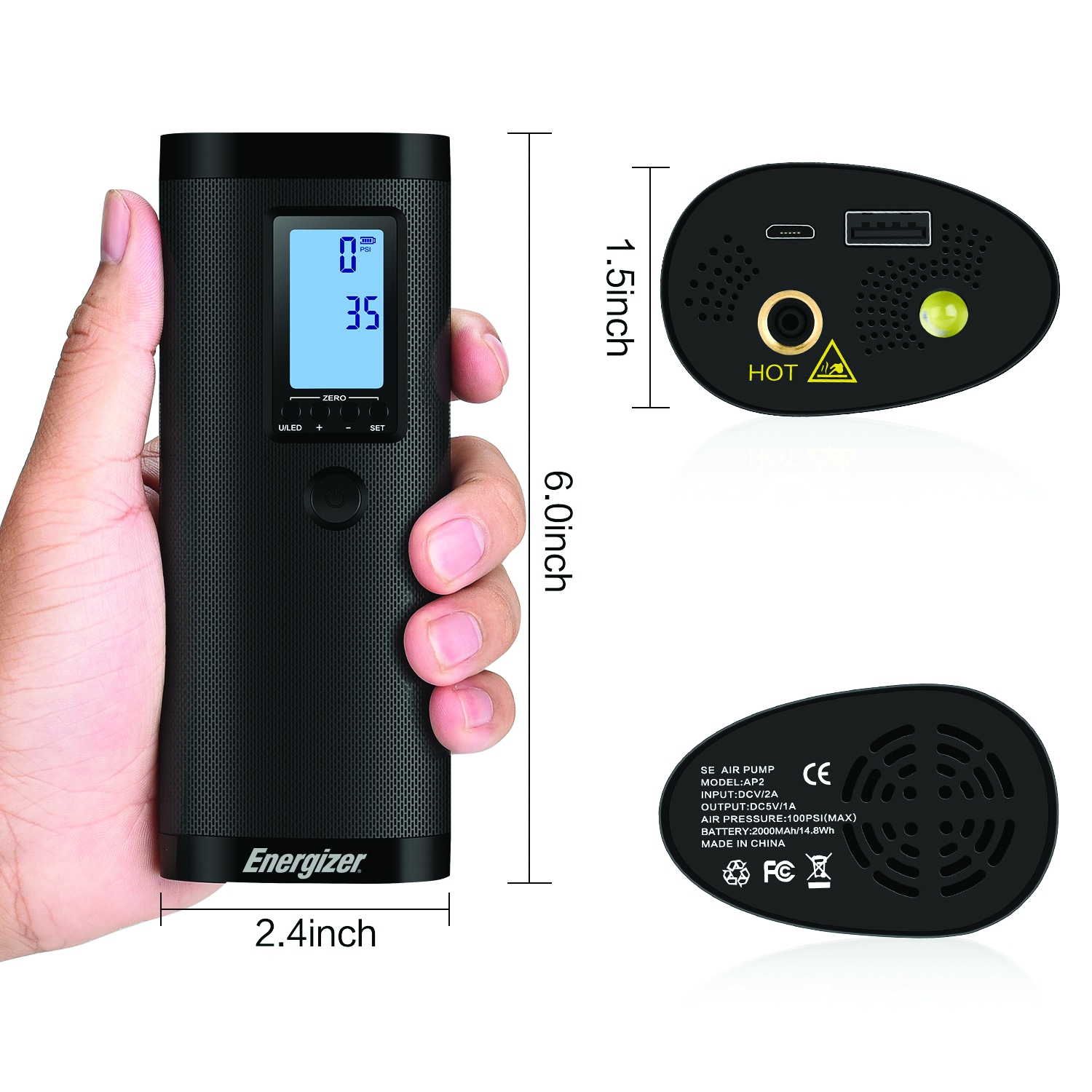 Energizer Rechargeable Air Pump