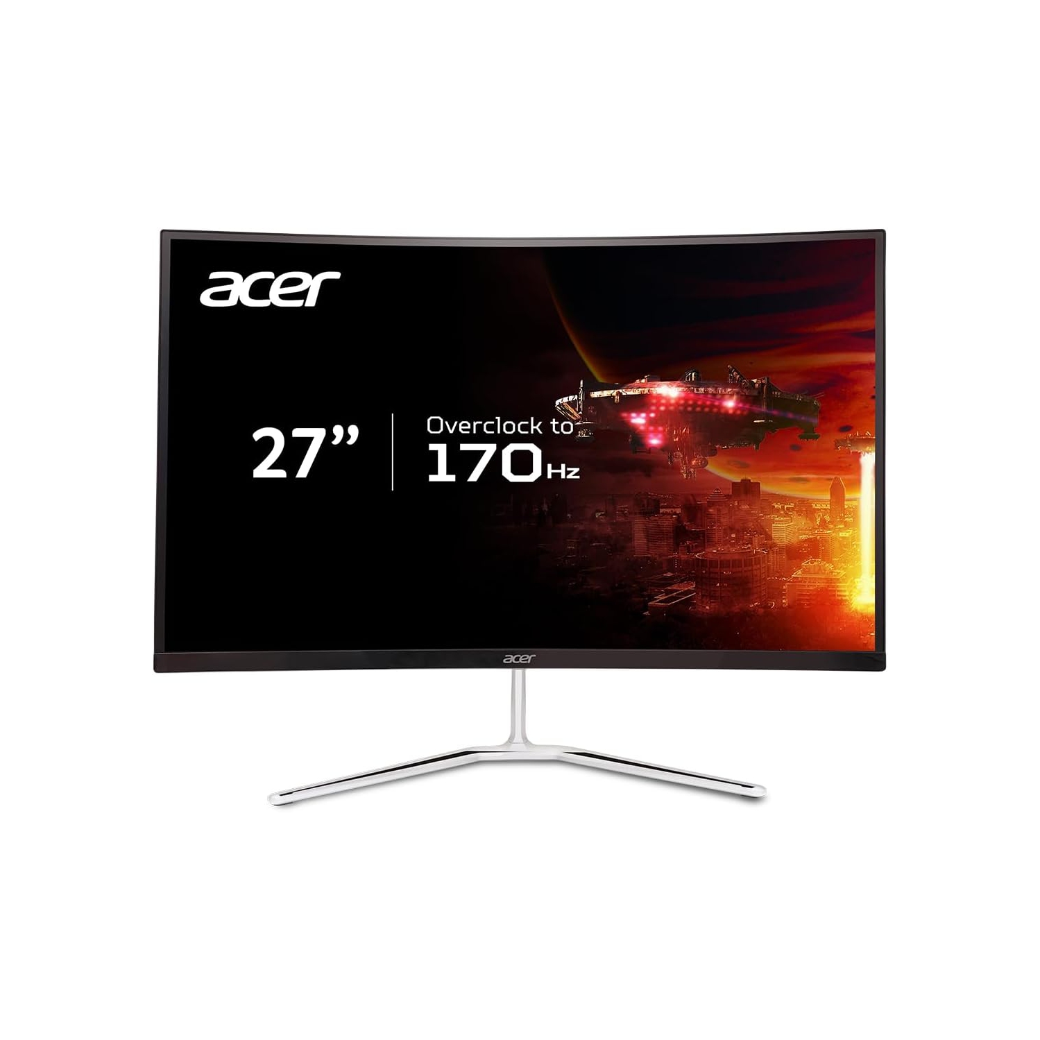 Acer 27" Curved WQHD 170Hz 1ms VRB AMD Free-Sync Premium Gaming Monitor - Open Box w/ 2 Years Warranty