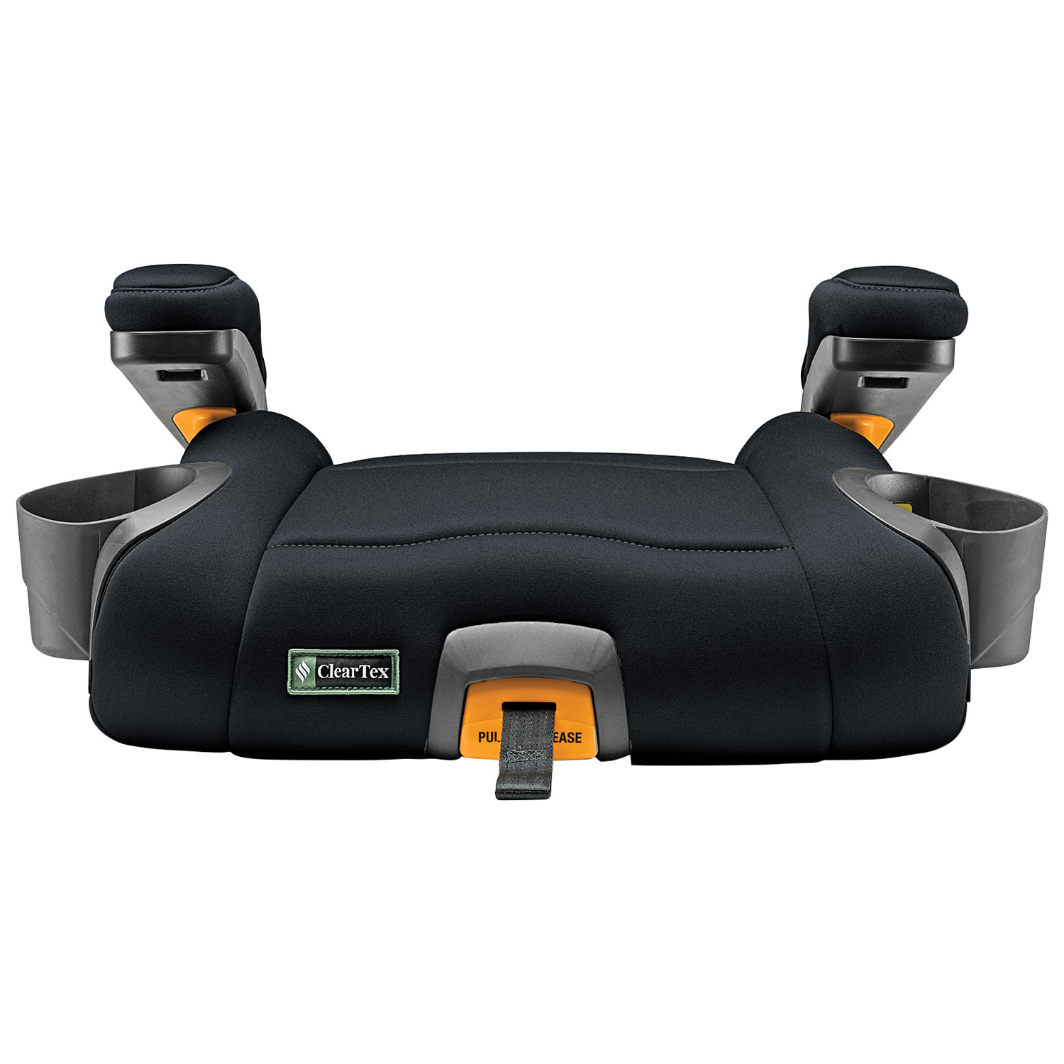 Chicco KidFit ClearTex Plus High Back to Backless Booster Car Seat - Grey/Black