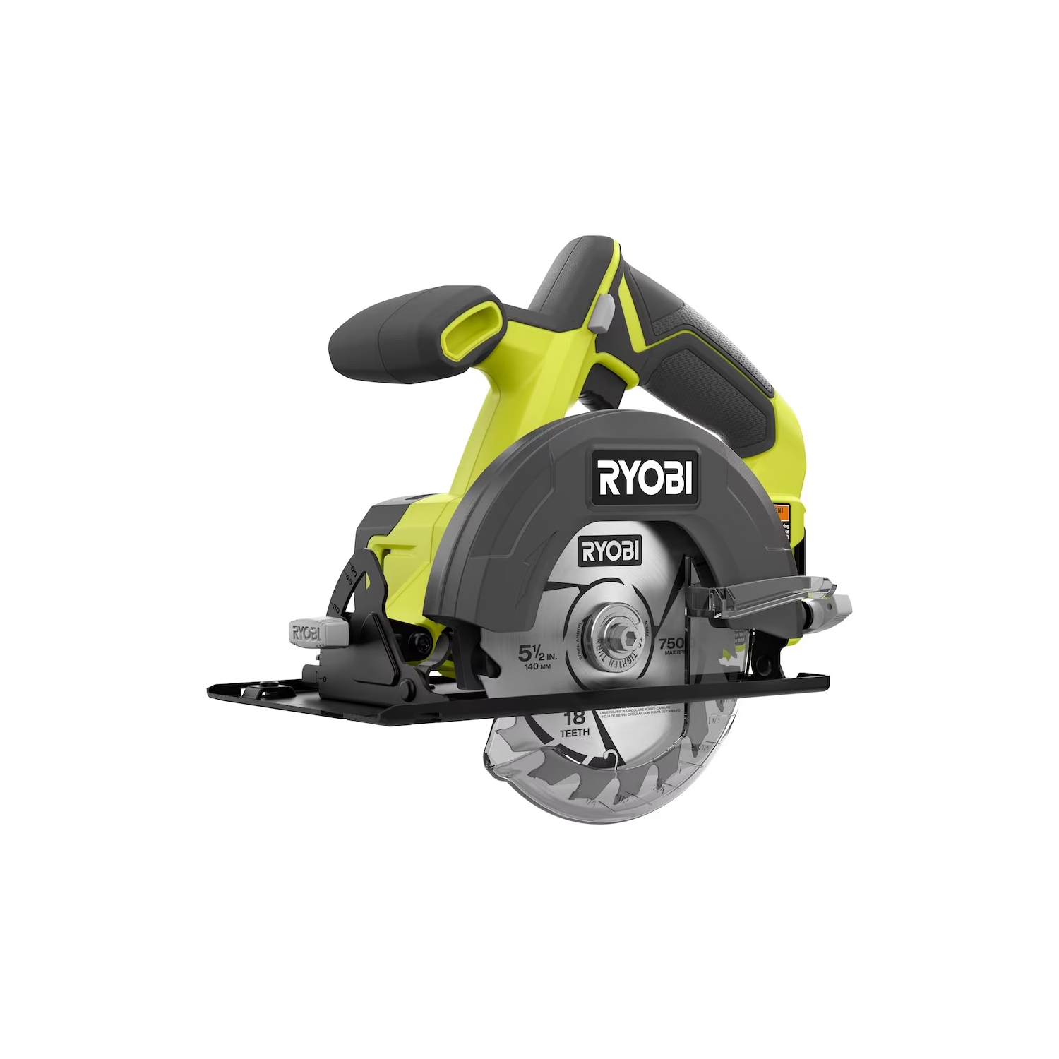 Scie circulaire sans fil au lithium-ion 18&nbsp;V ONE+ de RYOBI pour scie circulaire de 5 1⁄2 po