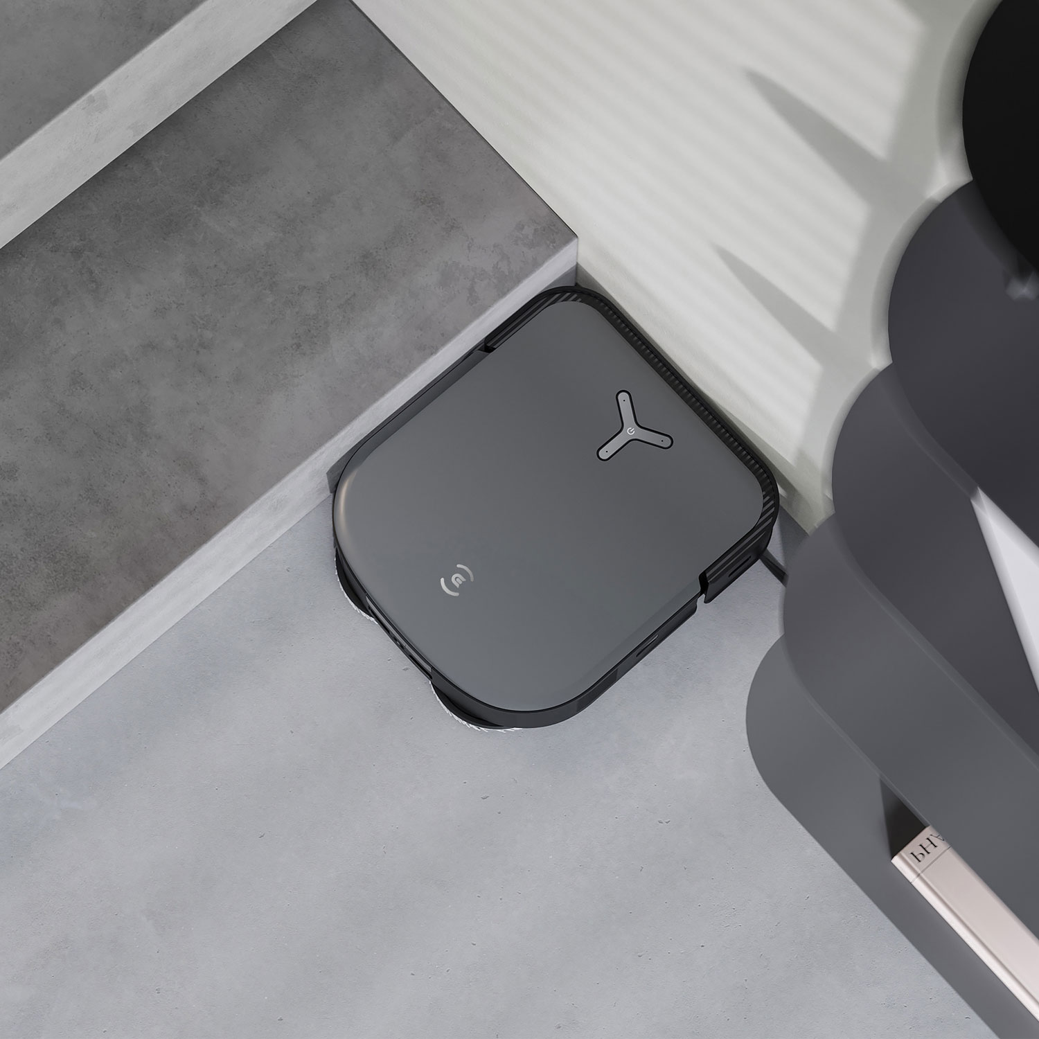 Aspirateur et vadrouille robot Deebot X2 Combo Complete d'Ecovacs - Noir