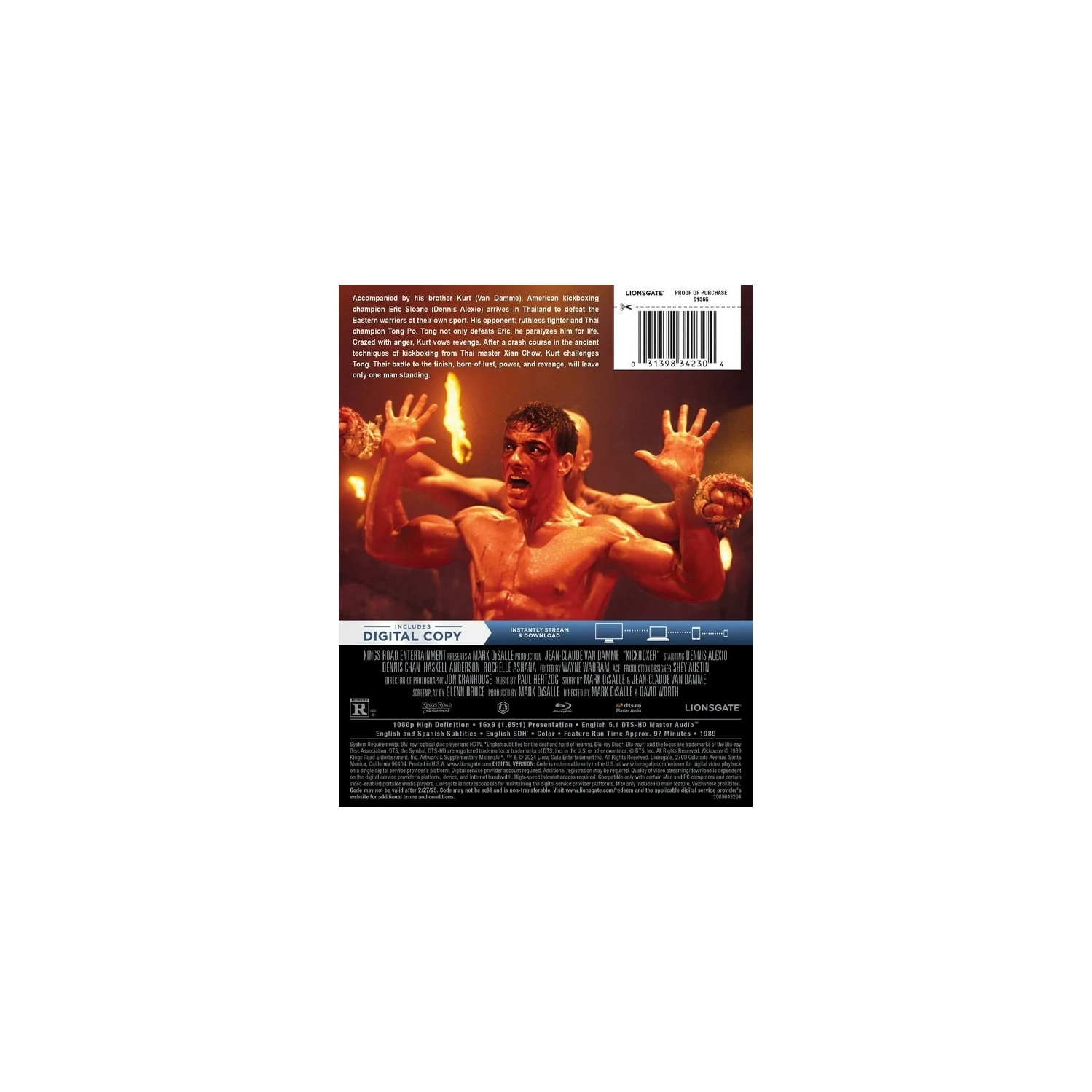 Kickboxer [Blu-ray + Digital Copy] [Steelbook]