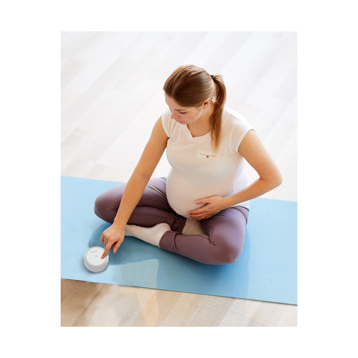 Momcozy Sound Machine for Baby-20 Soothing Sounds & Touch Light Portable White Noise for Kids & Adults for Sleeping Timer and Memory