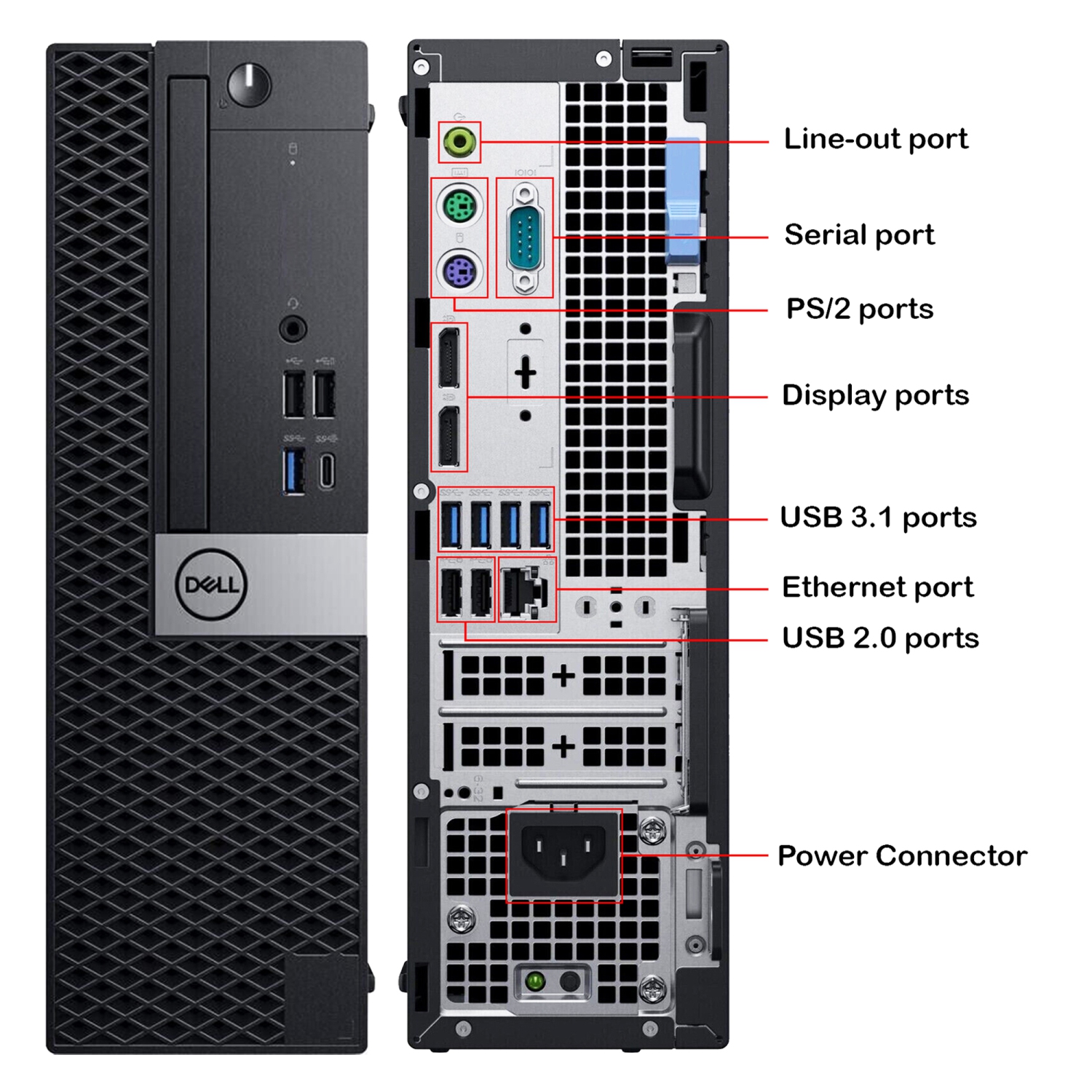Refurbished - Dell Computer OptiPlex XE3 SFF Windows 11 Pro Business Desktop PC | Intel i5 Hexa-Core up to 4.10 GHz Processor | 16GB DDR4 RAM | 512GB
