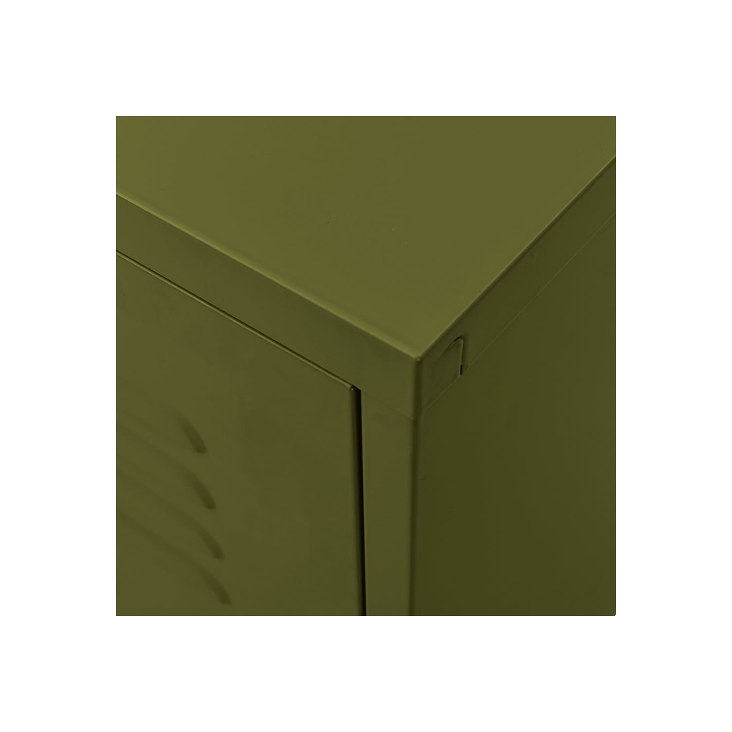 vidaXL TV Cabinet Olive Green 105x35x50 cm Steel