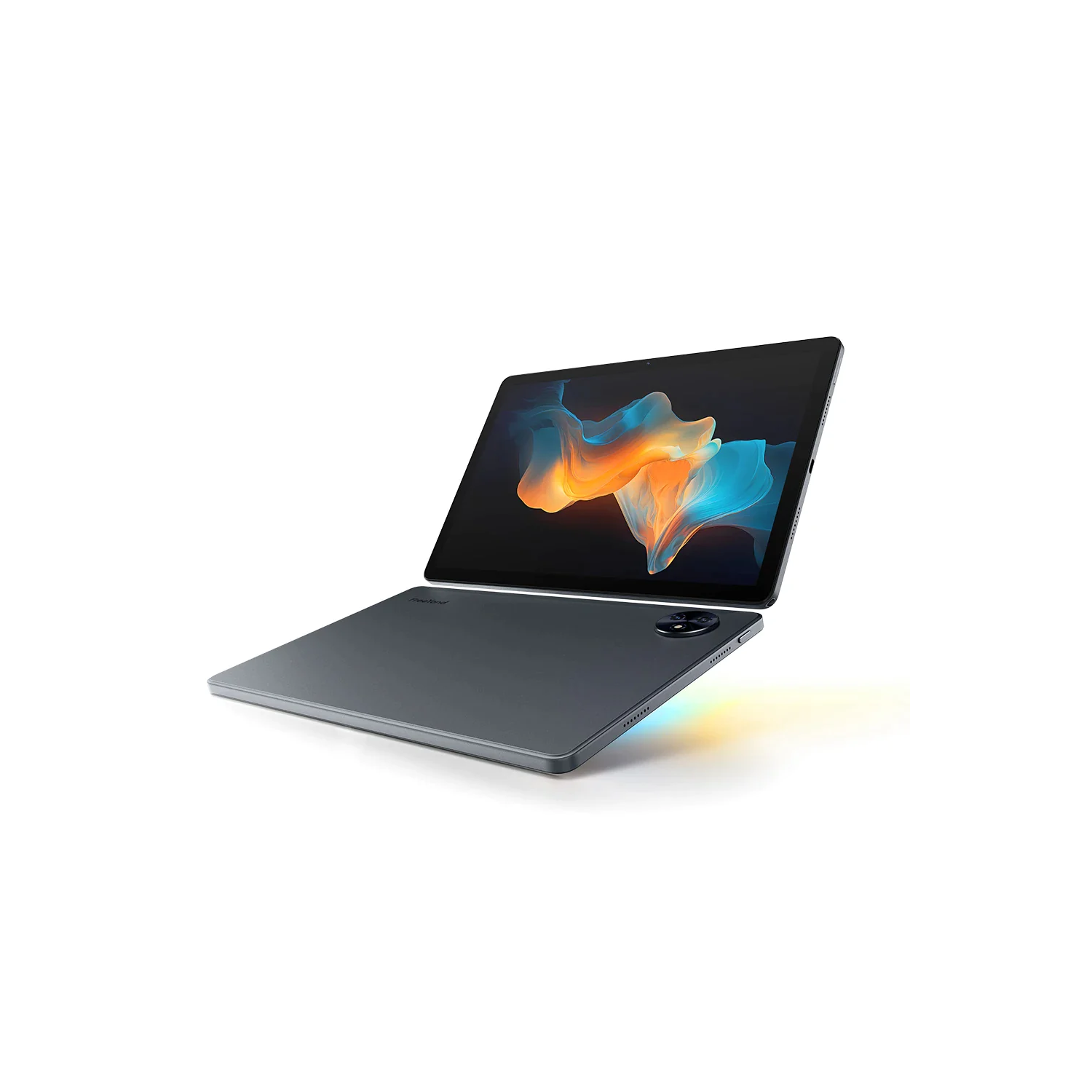 Tablette A5 11 po de FreeYond, mémoire vive 8&nbsp;Go HD intégrale, stockage 256&nbsp;Go, Android 13, étui folio gratuit-Gris ciel