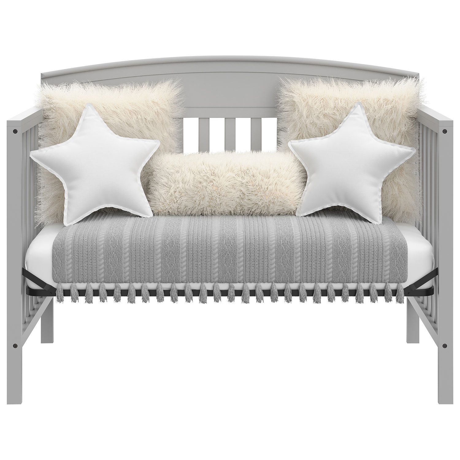 Graco Benton 5-in-1 Convertible Crib - Pebble Grey