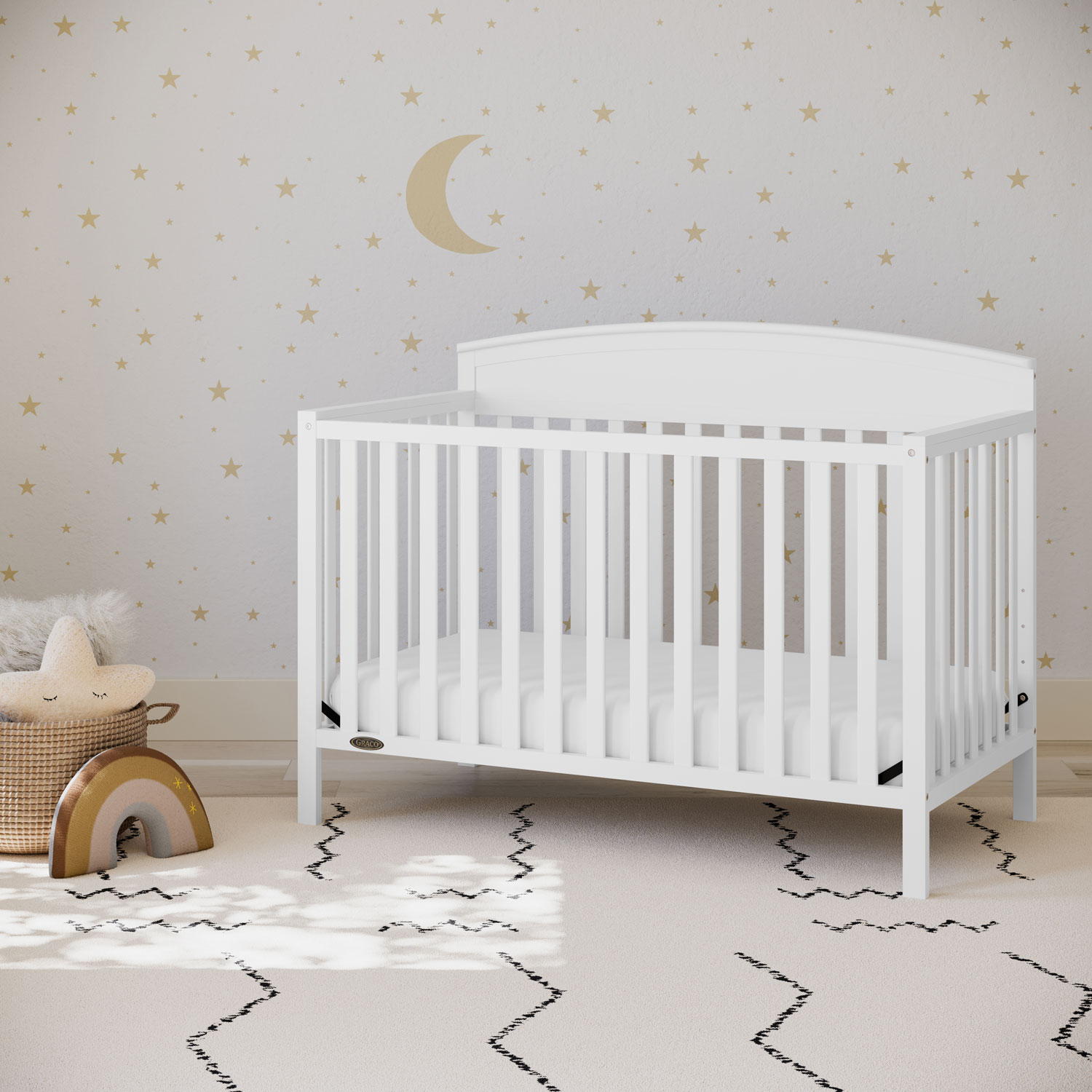 Lit de bébé convertible 5-en-1 Benton de Graco - Blanc