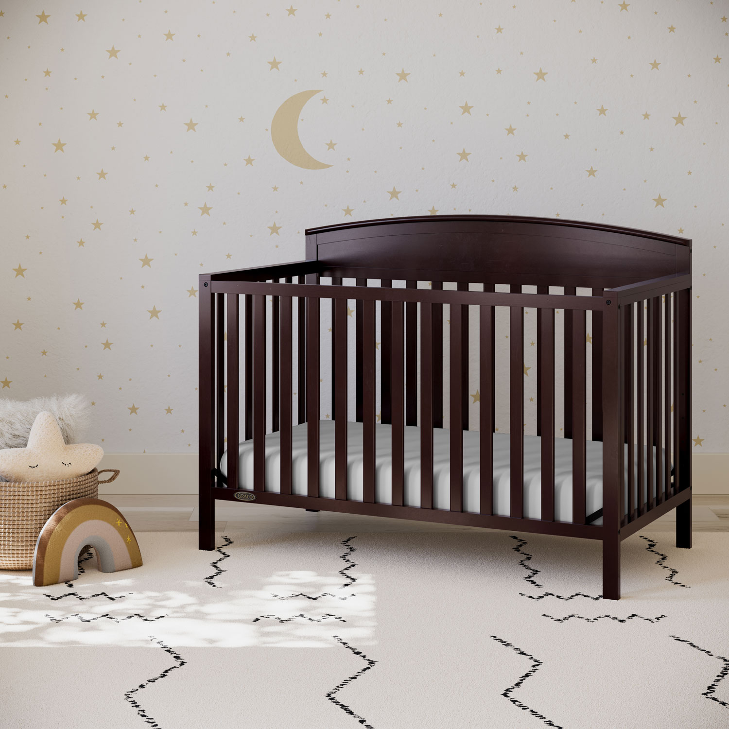 Graco crib espresso online