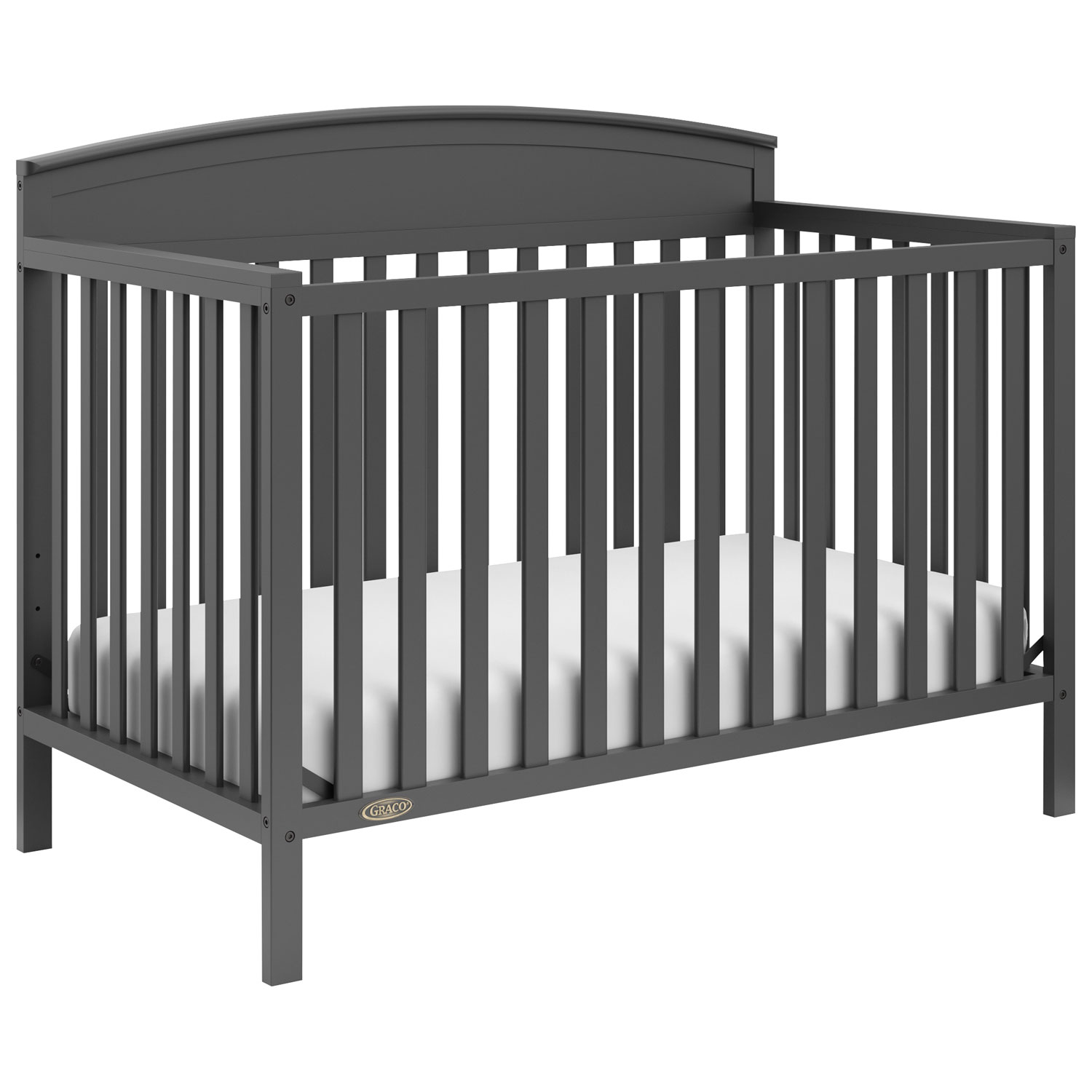 Graco Benton 5-in-1 Convertible Crib - Grey