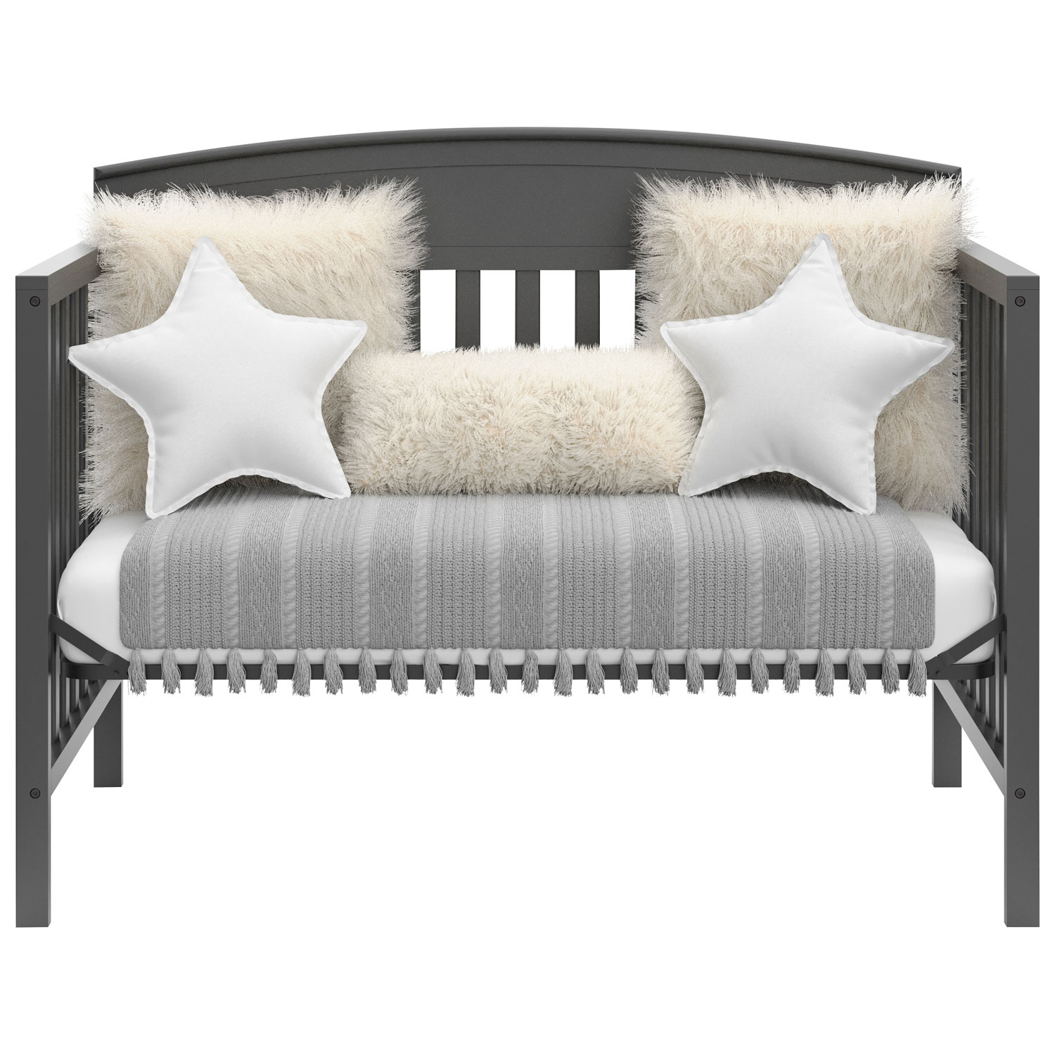 Graco Benton 5-in-1 Convertible Crib - Grey