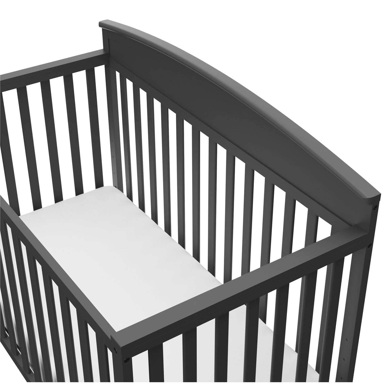 Graco Benton 5-in-1 Convertible Crib - Grey