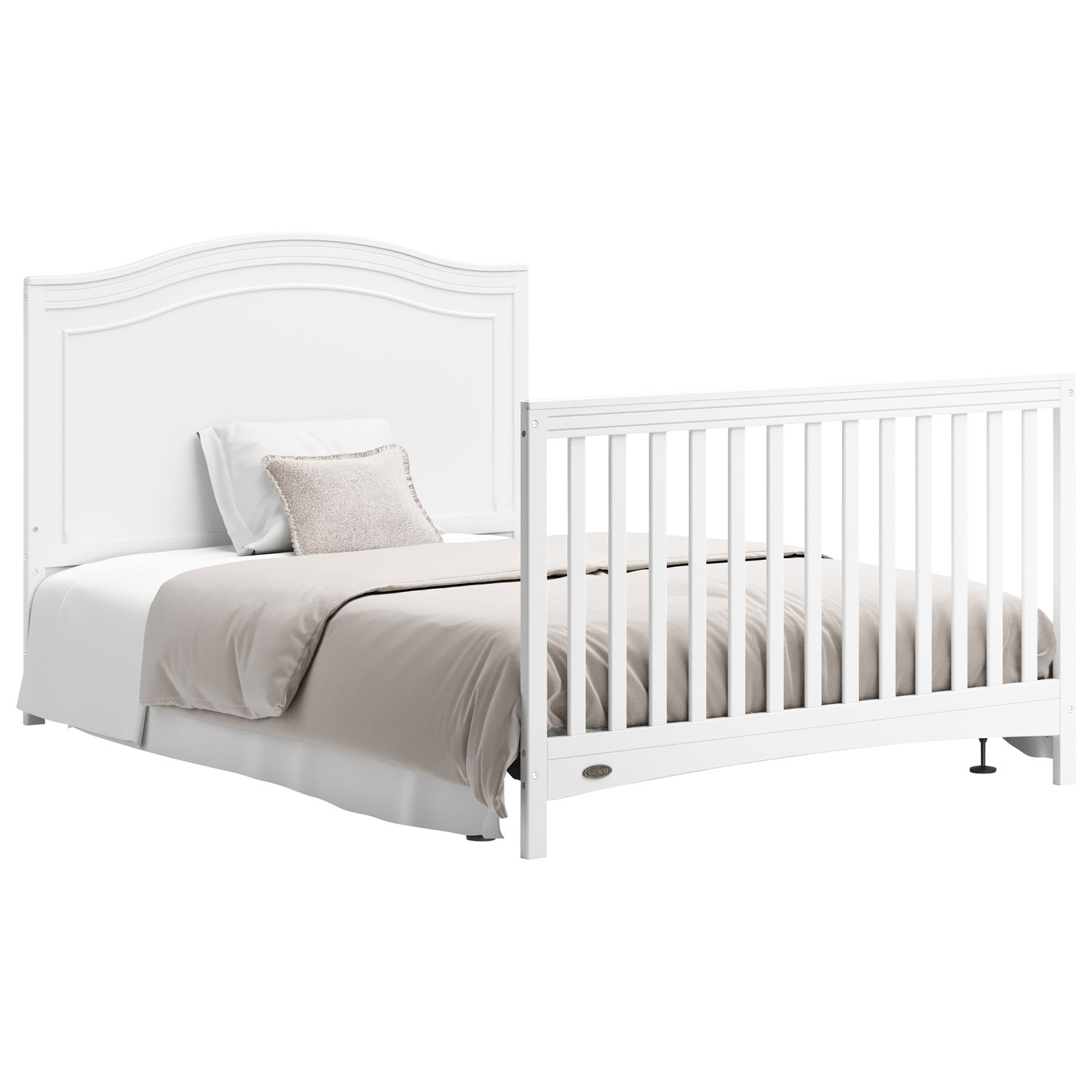 Graco Paris 4-in-1 Convertible Crib - White