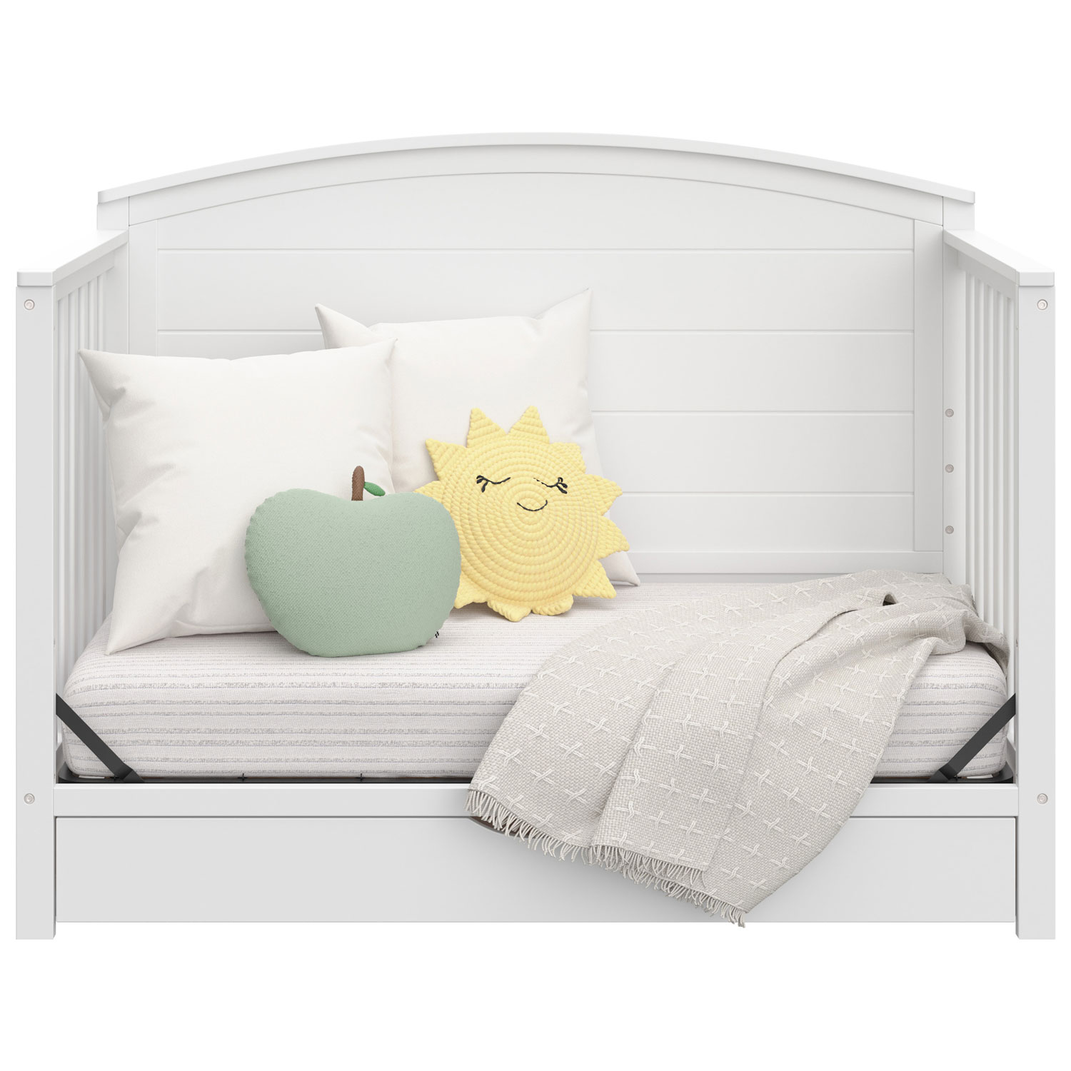 Graco Bellwood 5-in-1 Convertible Crib with Drawer - White