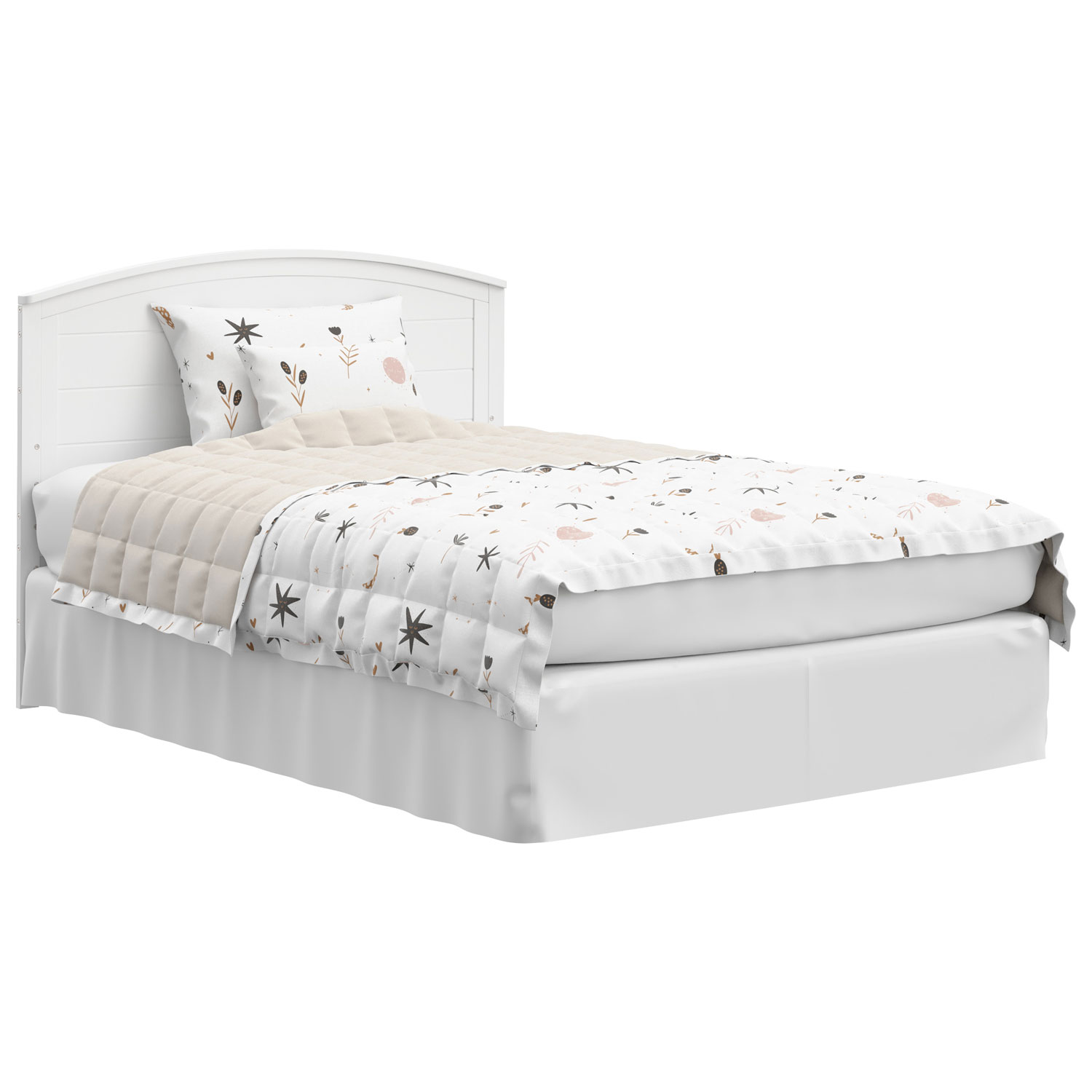 Graco Bellwood 5-in-1 Convertible Crib with Drawer - White