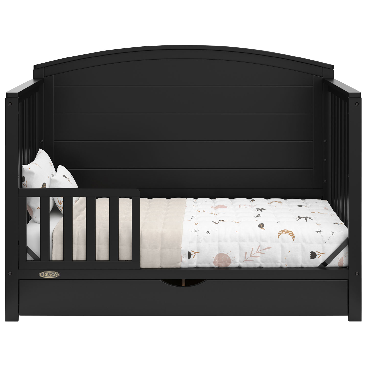 Graco Bellwood 5-in-1 Convertible Crib with Drawer - Black