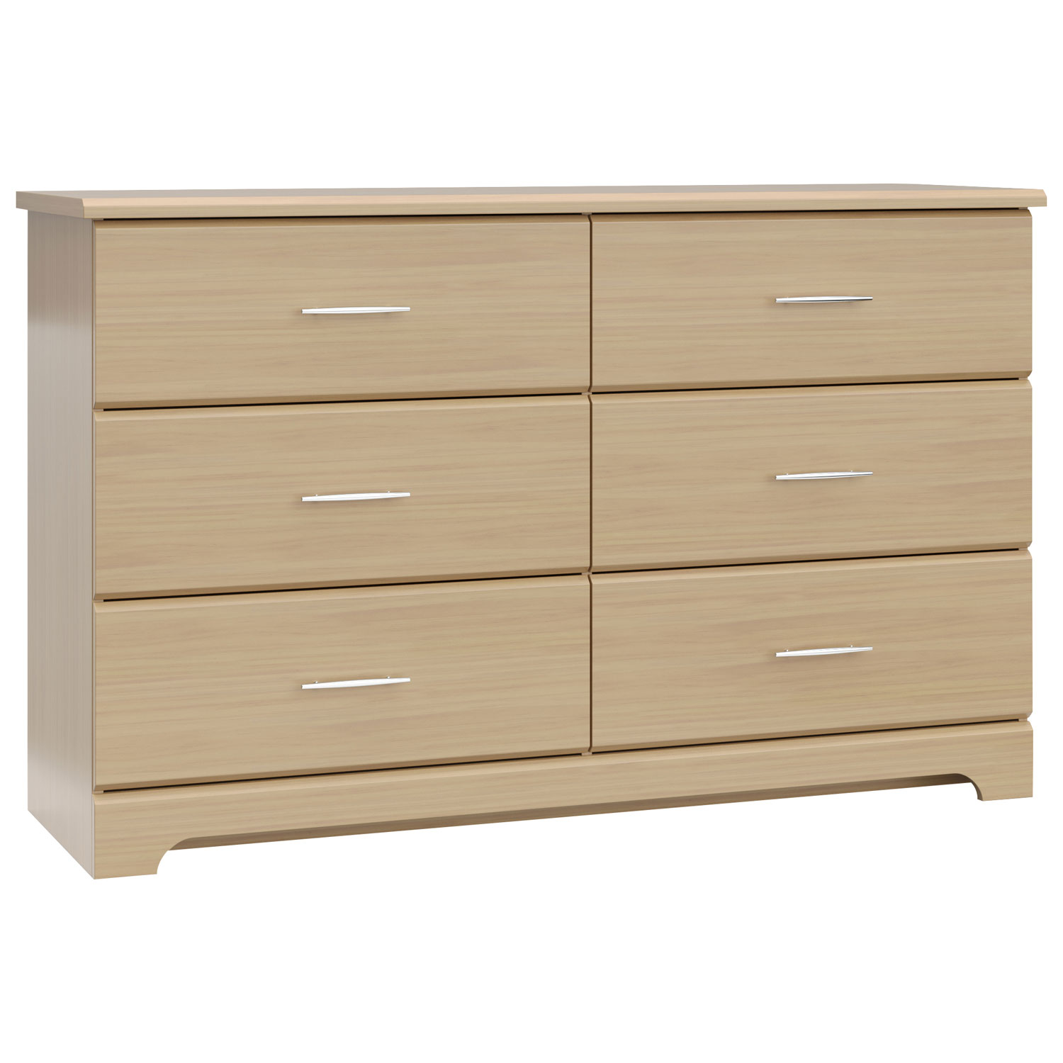 Commode à 6 tiroirs Brookside de Storkcraft - Bois flotté