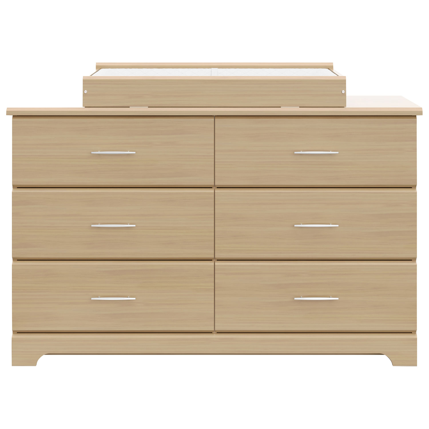 Commode à 6 tiroirs Brookside de Storkcraft - Bois flotté