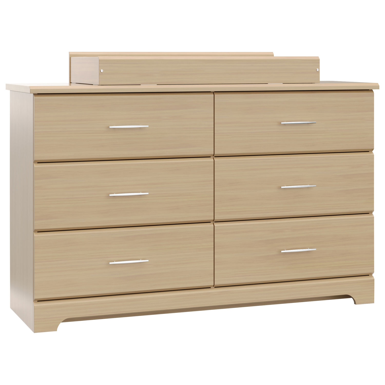 Commode à 6 tiroirs Brookside de Storkcraft - Bois flotté