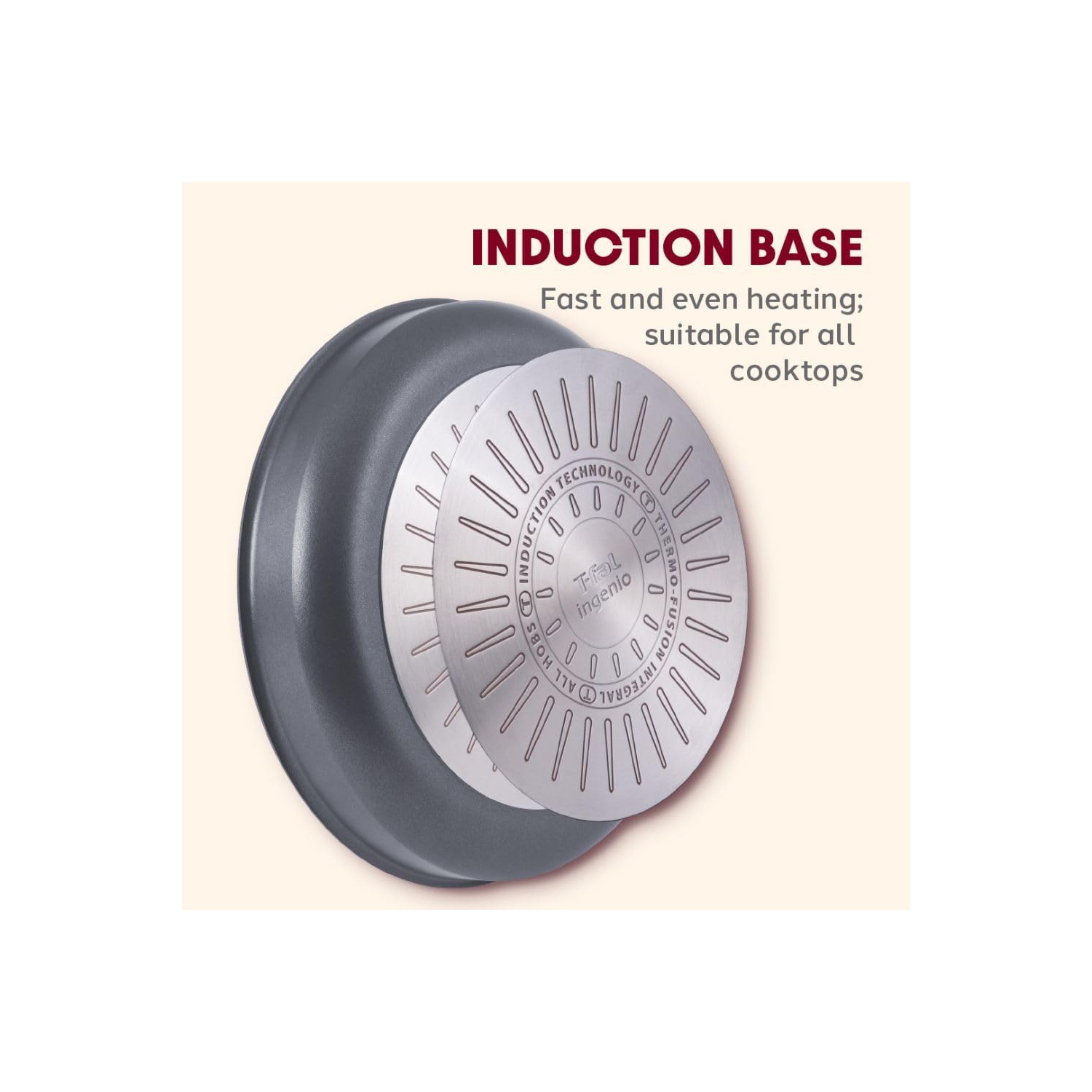 Batterie de cuisine antiadhésive T-fal Ingenio, four à induction, 14 pièces, batterie de cuisine 500F pièces, casseroles et poêles, four, gril, va au