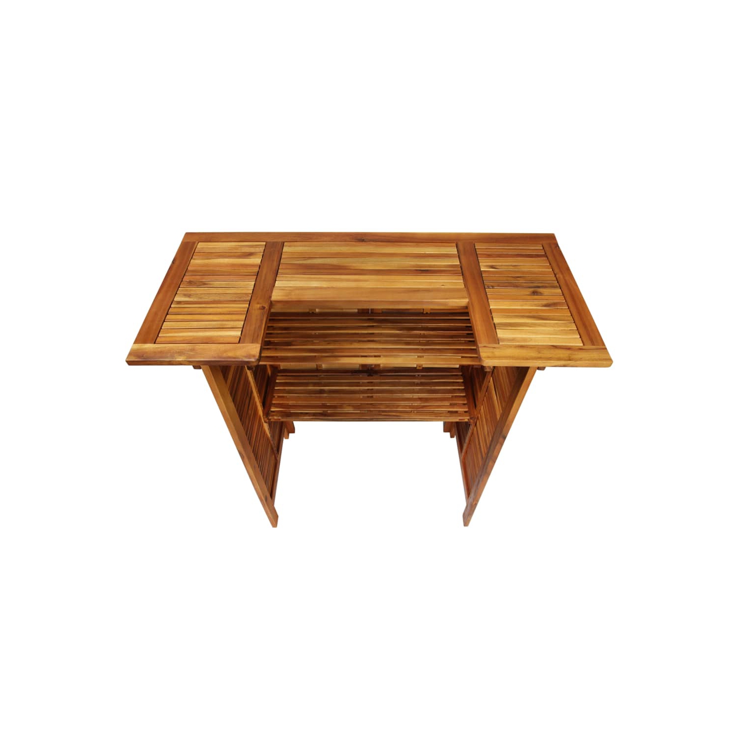 Ensemble de bar à jardin en bois d'acacia massif 3 pièces vidaXL