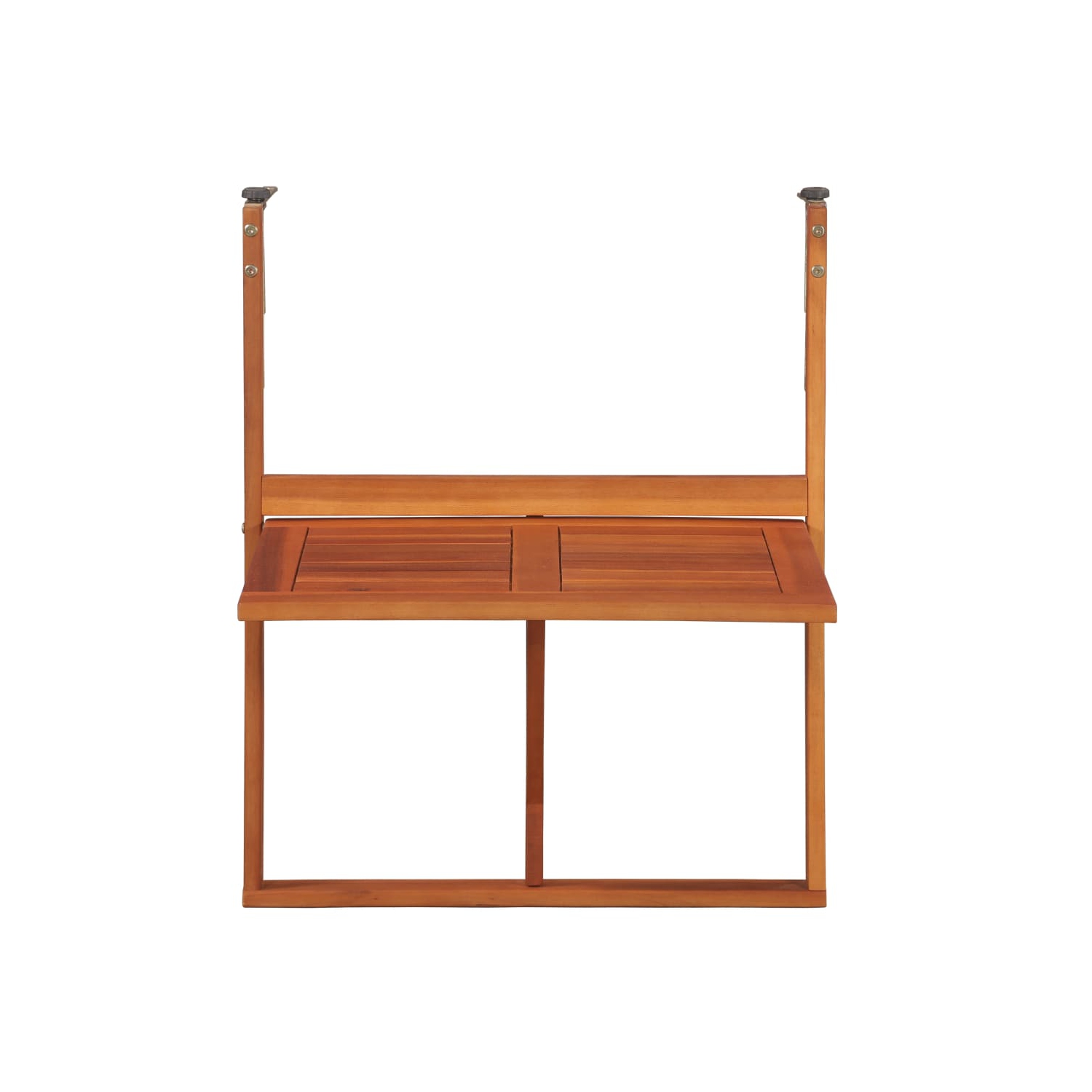 vidaXL Hanging Balcony Table 51.1"x35.4"x28.3" Solid Acacia Wood