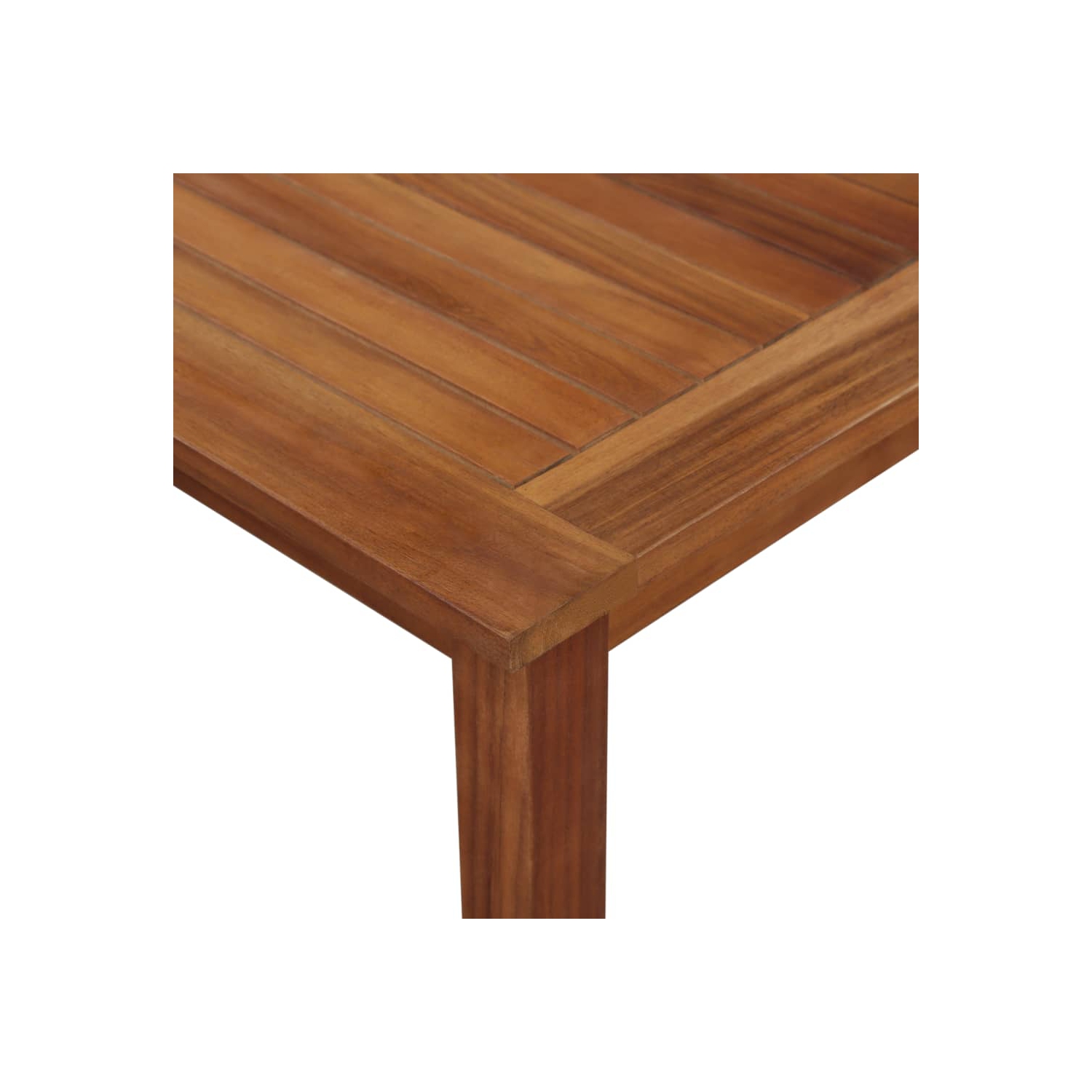 Table de jardin en bois d'acacia massif de 78,7 x x39,4 x x29,1 po de vidaXL