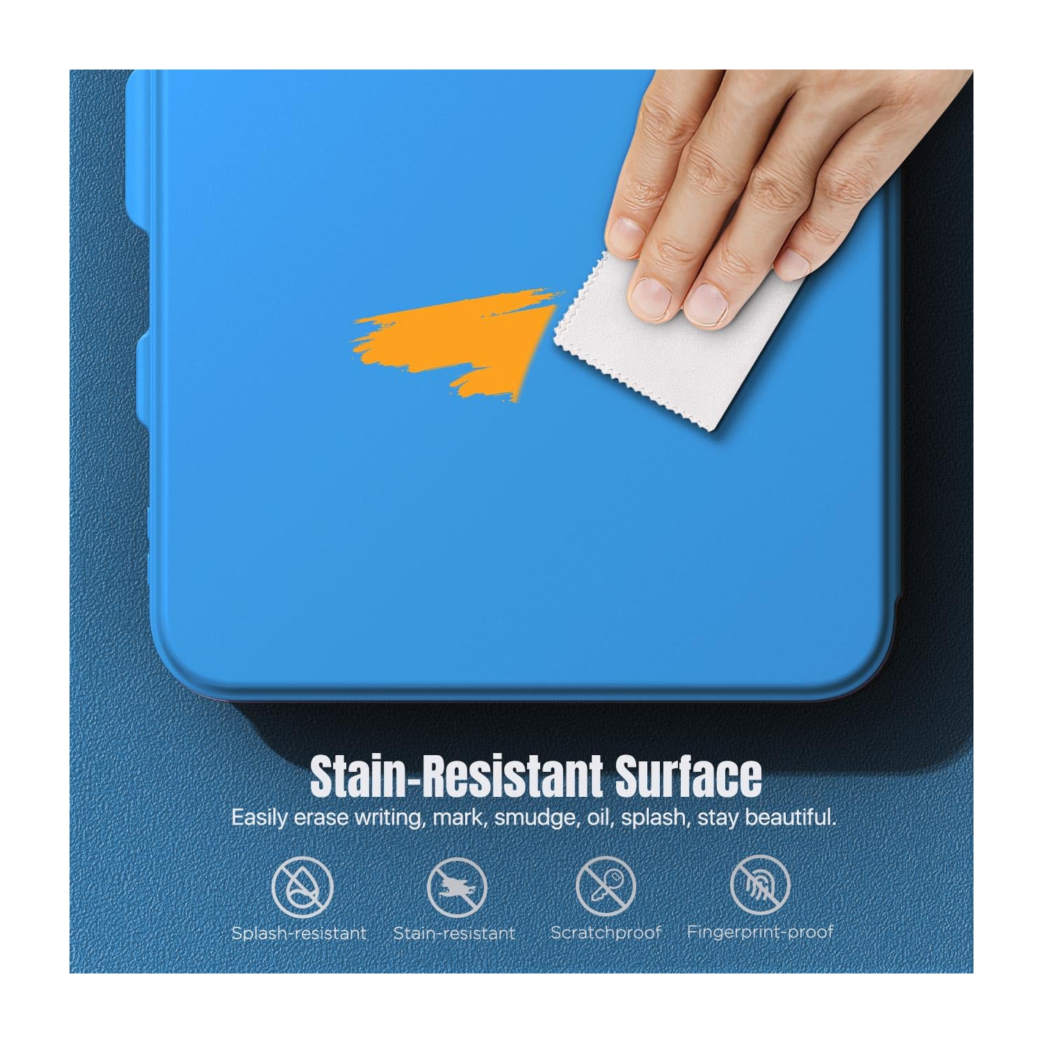 iPad 10th Generation Case with Pencil Holder,10.9", Built-in Screen Protector Clear Back, Stain Resistant Multi Angle Viewing Stand, Auto Wake/Sleep,