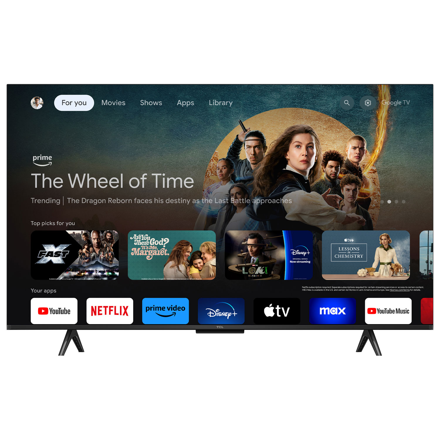 TCL 43" S5-Series 4K UHD HDR LED Smart Google TV - 2024