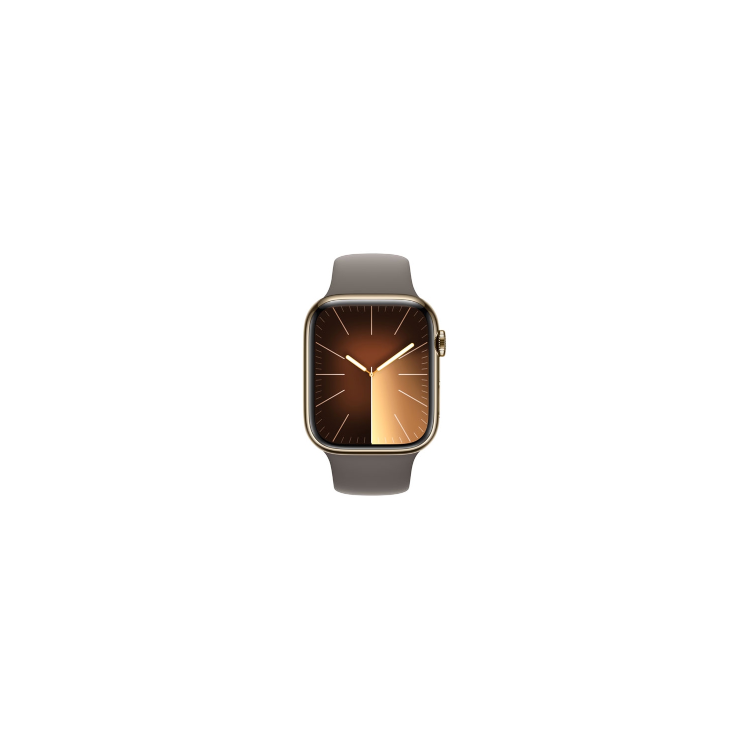 Refurbished - Apple Watch Series 9 (GPS + Cellular) 45mm Gold Stainless Steel Case (no band)