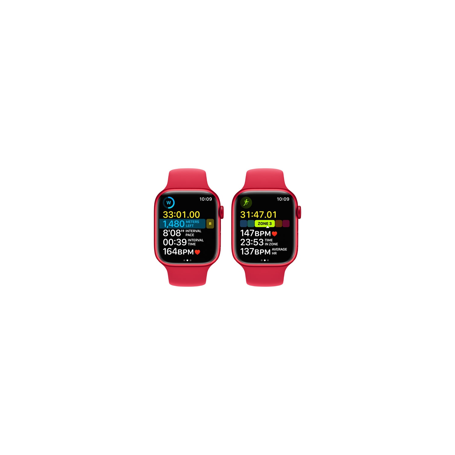 Boîte ouverte - Apple Watch Series 8 avec boîtier en aluminium 45 mm (PRODUCT)RED (sans bracelet)